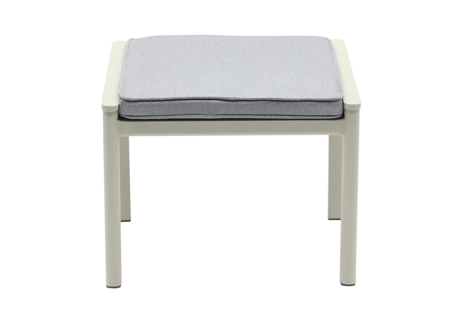 Hocker Fußbank Austin inkl. Kissen Garten Taupe-Grau Aluminium Hocker Fußbank Austin inkl. Kissen Garten Taupe-Grau Aluminium