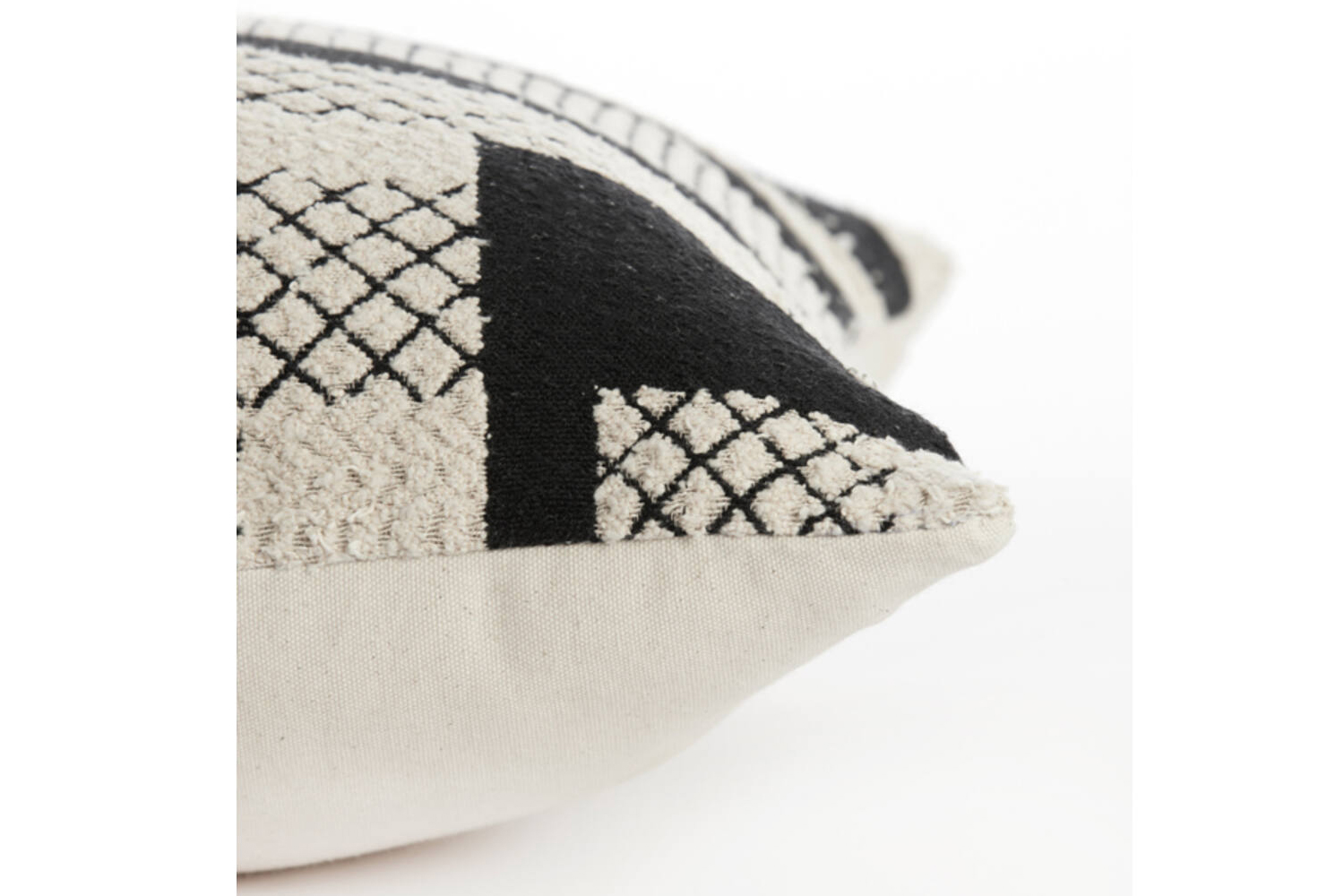 Dekokissen CESENA von Light & Living 45x45 cm Kissen Schwarz-Beige
