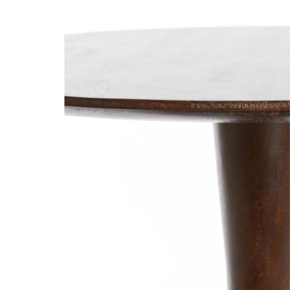 Beistelltisch PUGLIA von Light & Living Ø60x45 cm Holz Matt Rotbraun