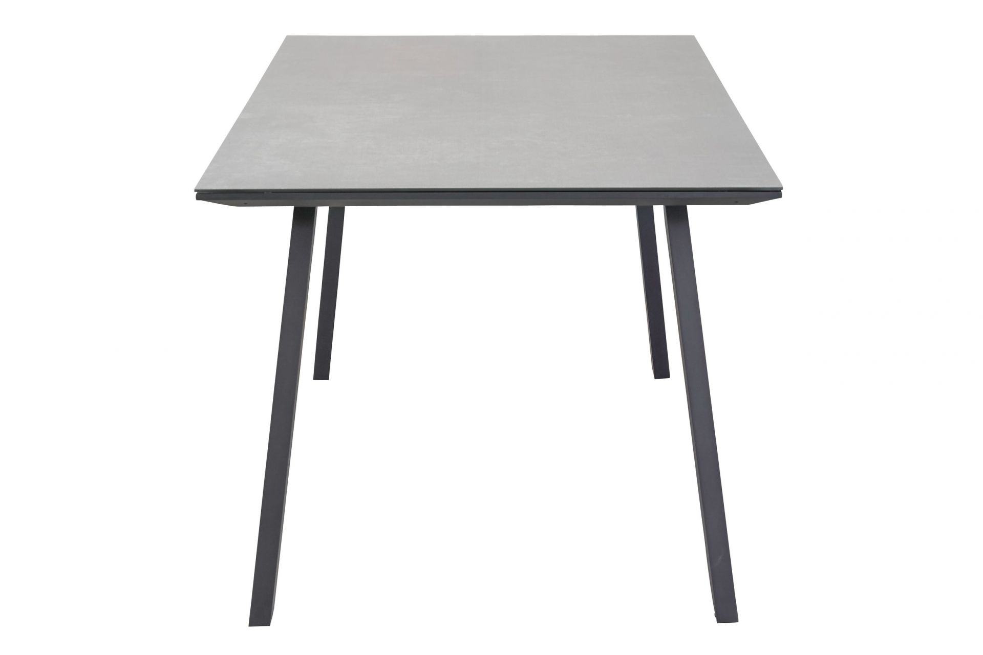 Gartentisch Denver Esstisch Terrassentisch 180x90cm Glaskeramik Beton Optik