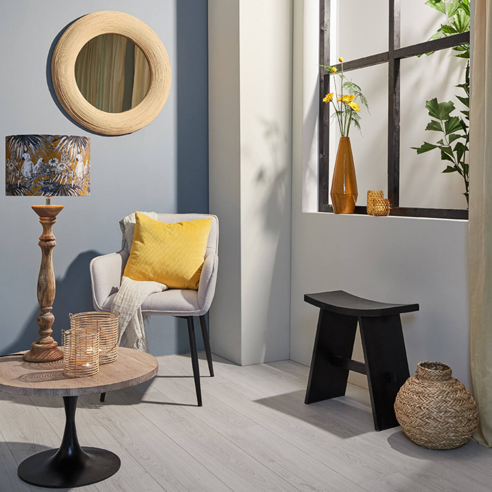 Teelicht Windlicht OSANA von Light & Living Ø10x13 cm Rattan Naturell Teelicht Windlicht OSANA von Light & Living Ø10x13 cm Rattan Naturell