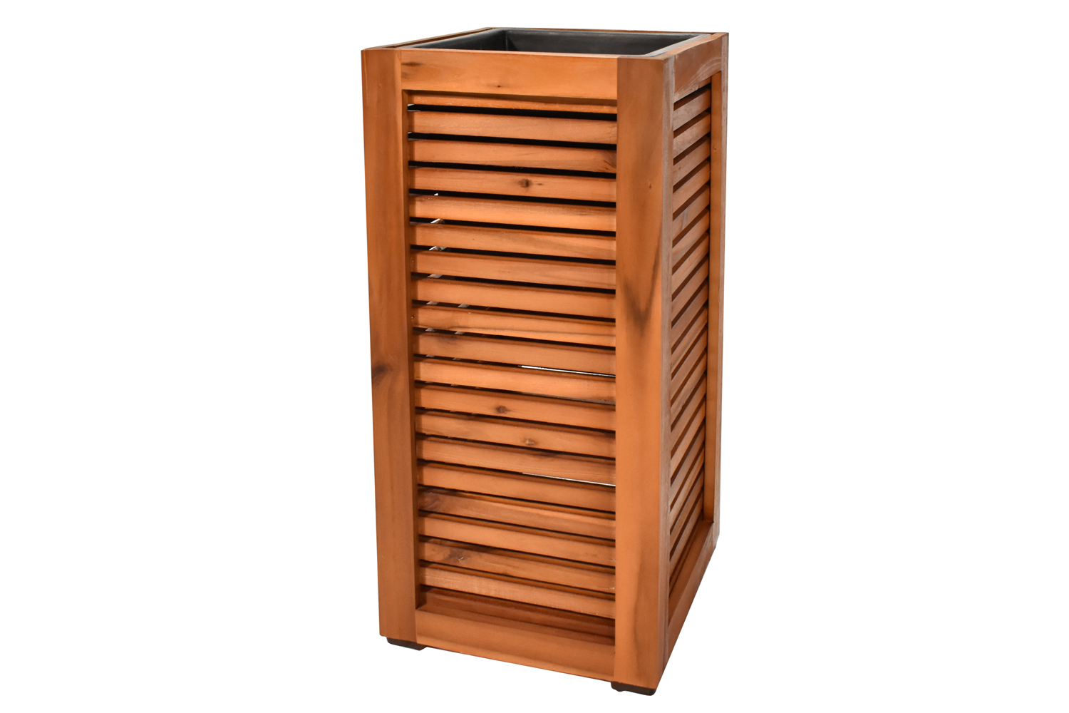 Pflanzgefäß Colorado 3 Pflanzkasten Blumenkasten mit Streben Akazienholz 28x62 cm mit Einsatz Pflanzgefäß Colorado 3 Pflanzkasten Blumenkasten mit Streben Akazienholz 28x62 cm mit Einsatz