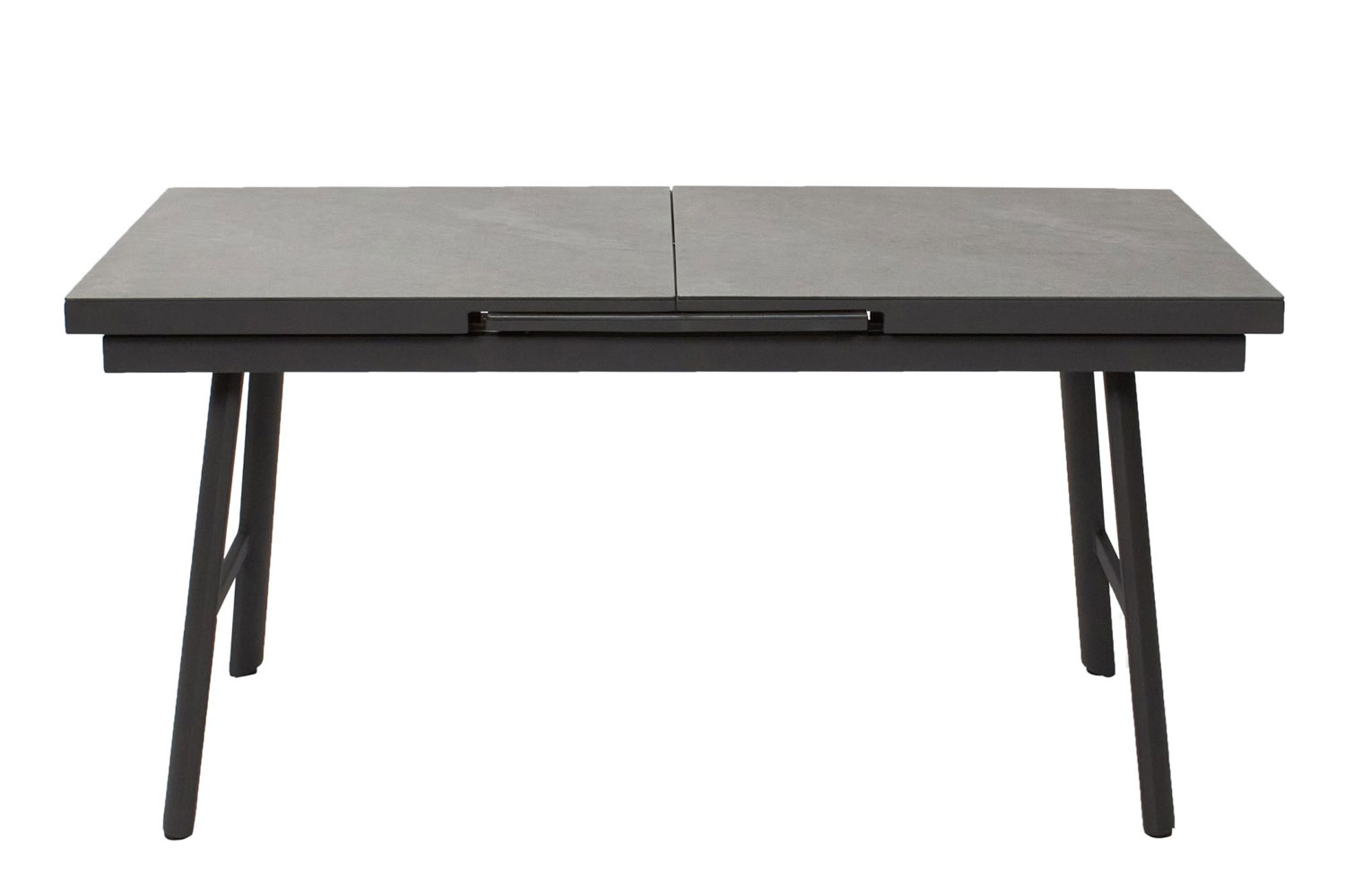 Gartentisch Burundi Ausziehtisch mit Synchronauszug 160/210x90x77,5 cm Keramik Anthrazit