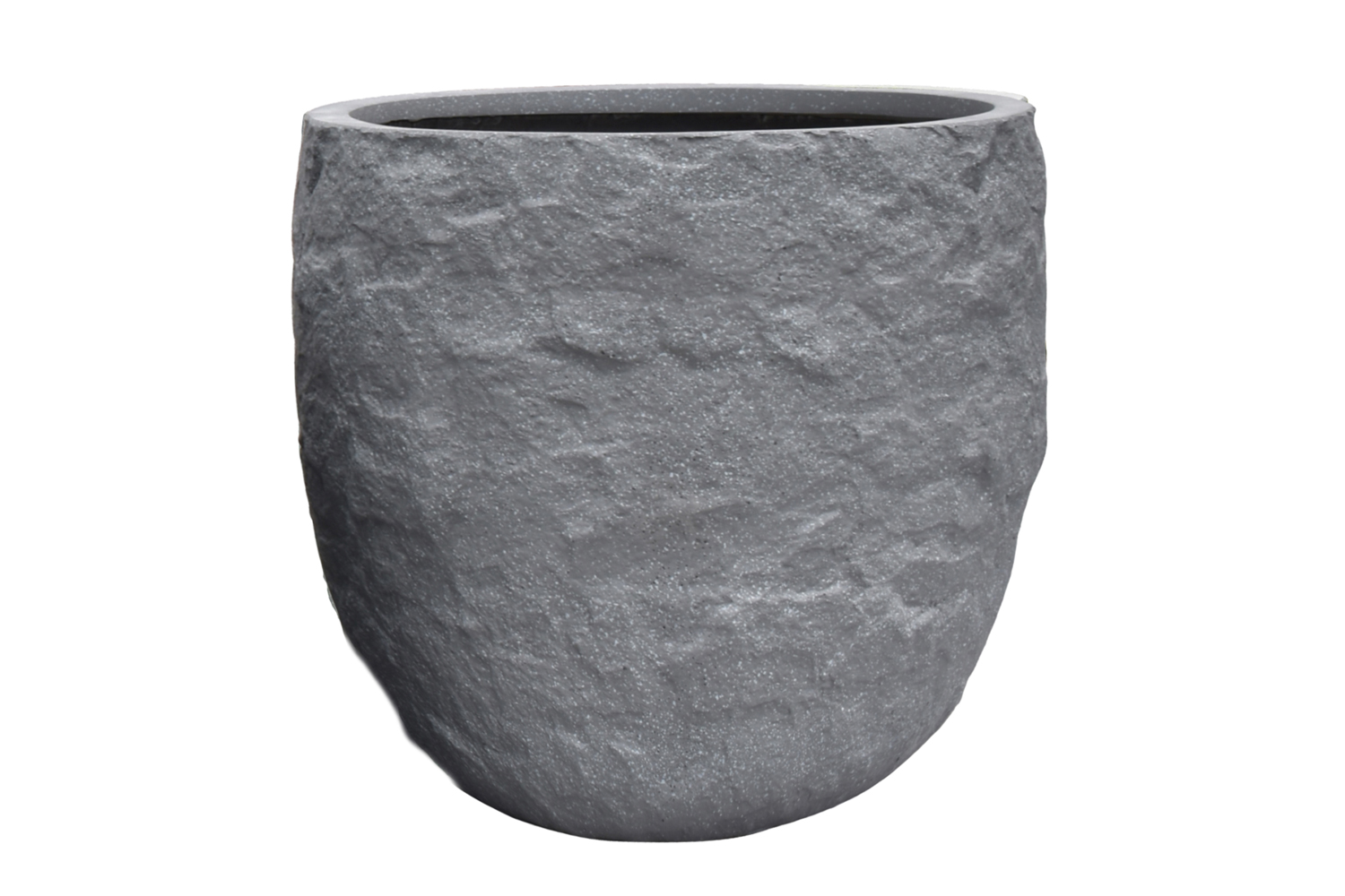 Pflanzgefäß The Rock Pflanzkasten Blumenkasten 53x50 cm Grau-Gepunktet