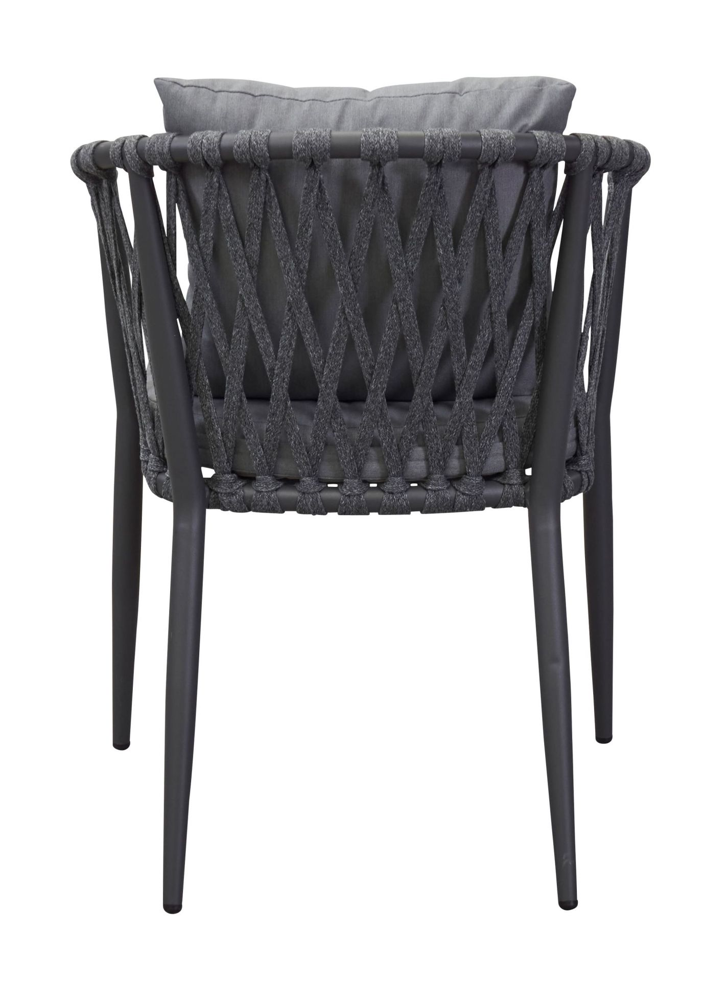 Stapelstuhl Gartenstuhl Armlehnenstuhl Vienna Rope anthrazit Stapelstuhl Gartenstuhl Armlehnenstuhl Vienna Rope anthrazit