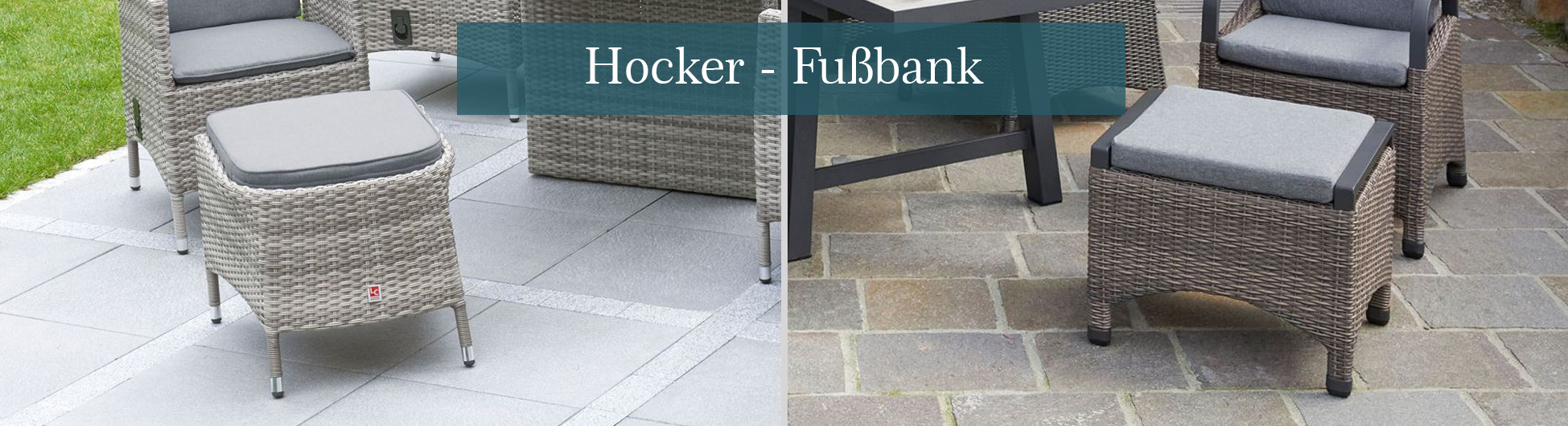 Hocker-Fussbank