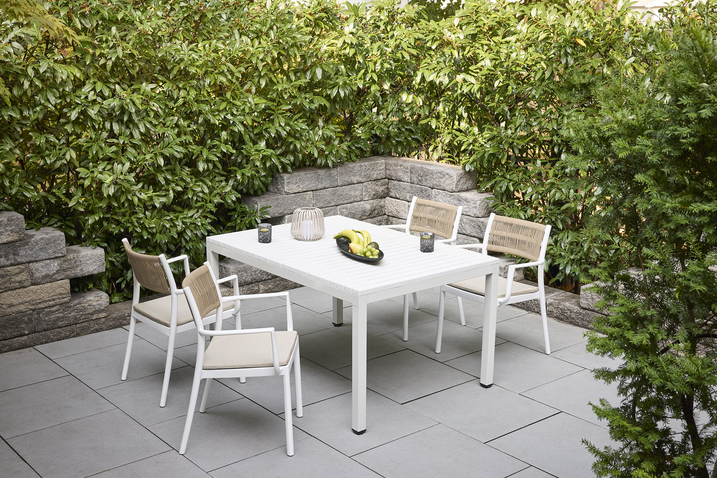 Stapelstuhl Lexx Gartenstuhl Bistrostuhl Kunststoffstuhl Rope Natur
