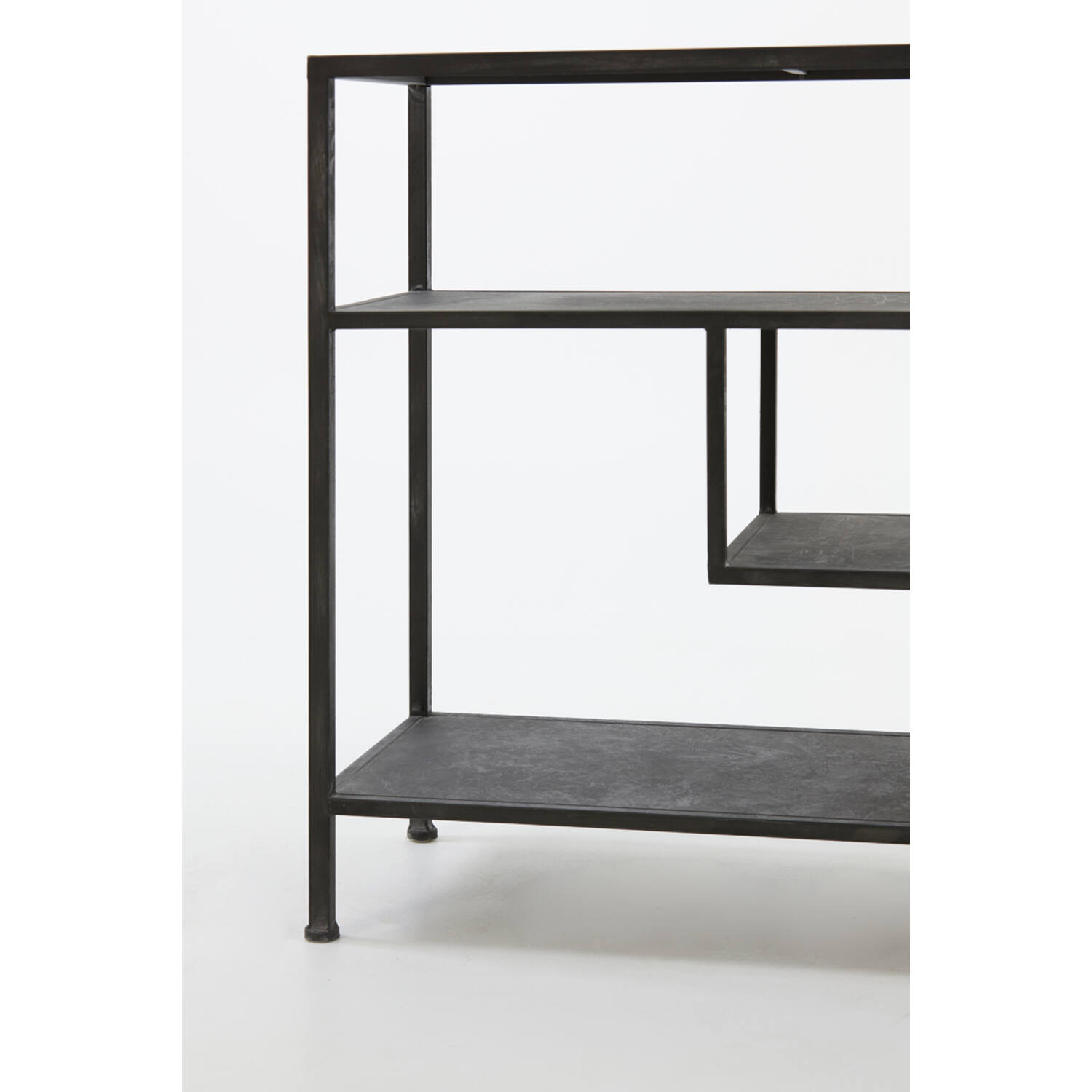 Konsolentisch YLAYA von Light & Living 140x35x80,5 cm Regal Antik Schwarz Konsolentisch YLAYA von Light & Living 140x35x80,5 cm Regal Antik Schwarz