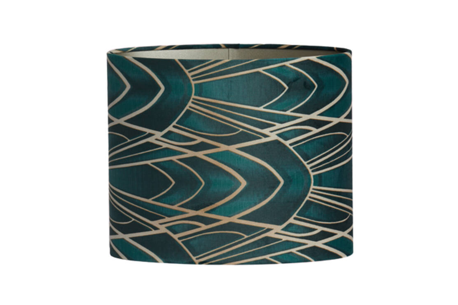 Lampenschirm Zylinder TIARA von Light & Living oval 38x17,5x28 cm Grün