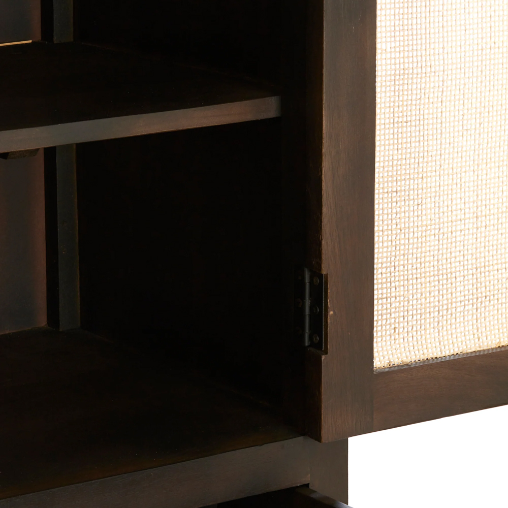 Highboard NIPOS von Light & Living Schrank mit Schublade 90x45x160 cm Mangoholz Braun Highboard NIPOS von Light & Living Schrank mit Schublade 90x45x160 cm Mangoholz Braun