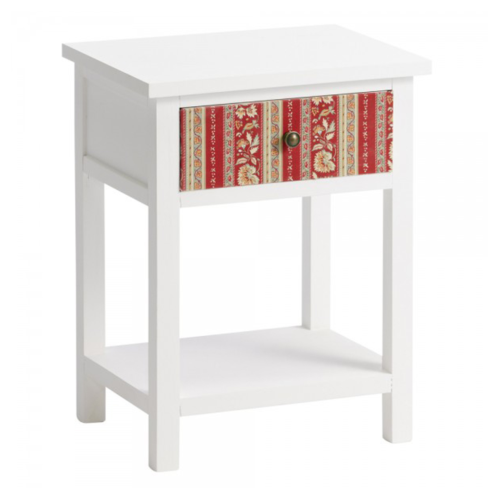 Telefontisch Beistelltisch Kommode Nachttisch Patchwork Landhaus