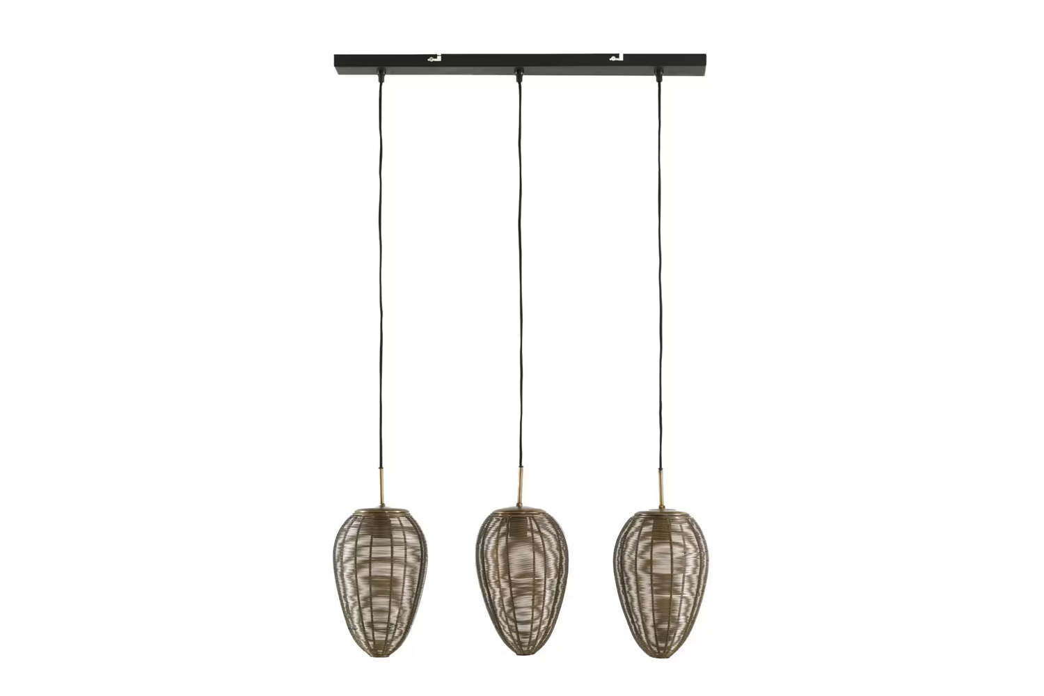 Deckenleuchte Hängeleuchte YAELLE von Light & Living 80x20x33 cm Bronze-Schwarz