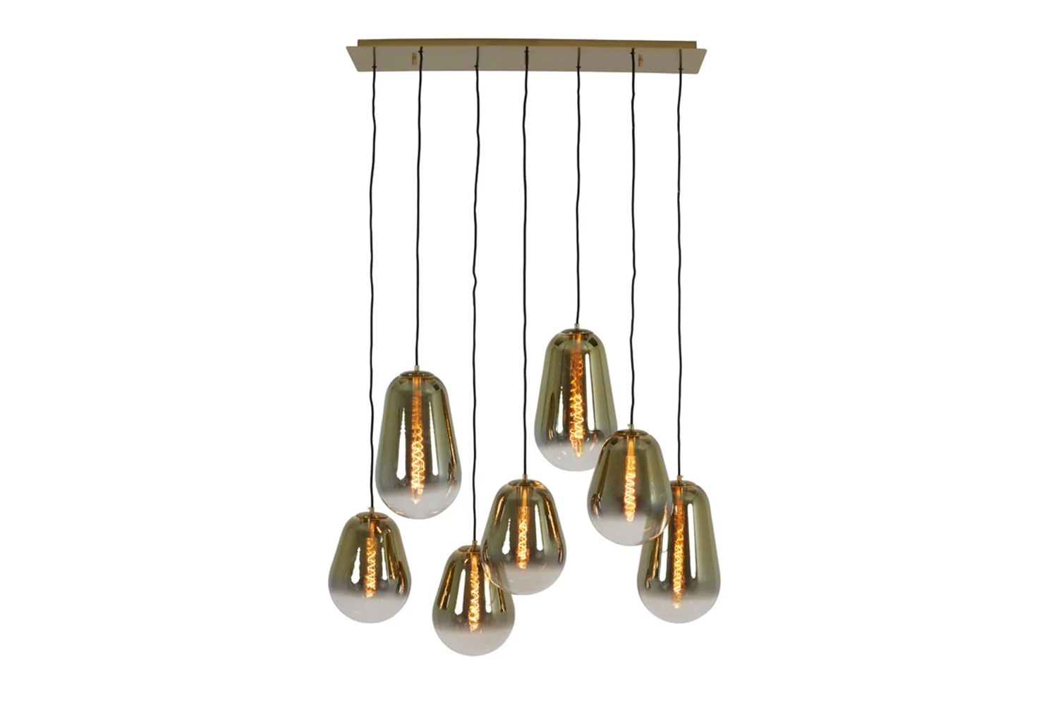 Deckenleuchte Hängeleuchte MAEVE von Light & Living 7 Lichtpunkte 100x35x69 cm Gold