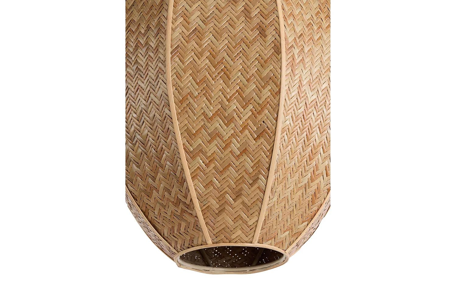 Deckenleuchte Hängeleuchte MILATOS von Light & Living Ø38x51 cm Braun Holz