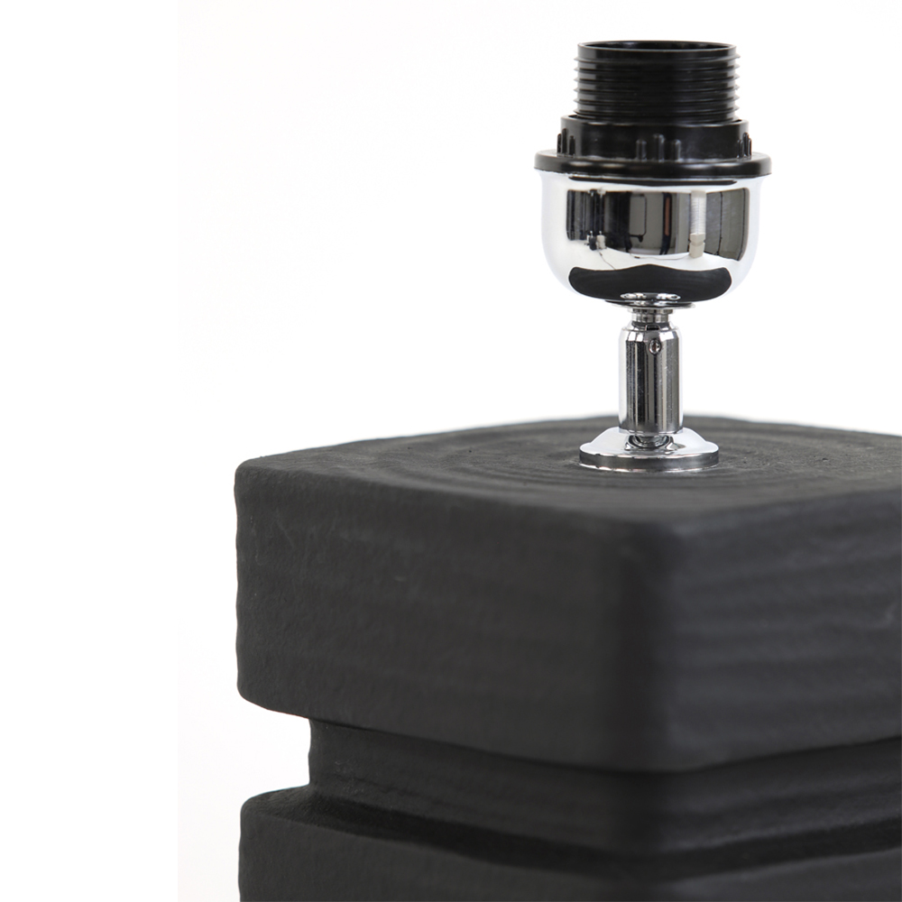 Lampenfuß AMTA von Light & Living Tischleuchte 16x16x32 cm Keramik schwarz Lampenfuß AMTA von Light & Living Tischleuchte 16x16x32 cm Keramik schwarz