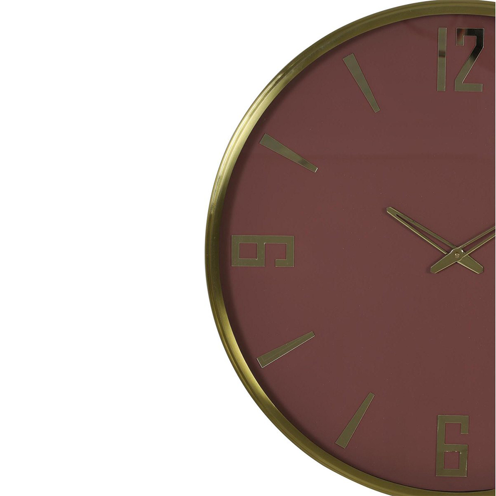 Wanduhr MINTURI Ø51 cm von Light & Living Uhr Altrosa-Gold