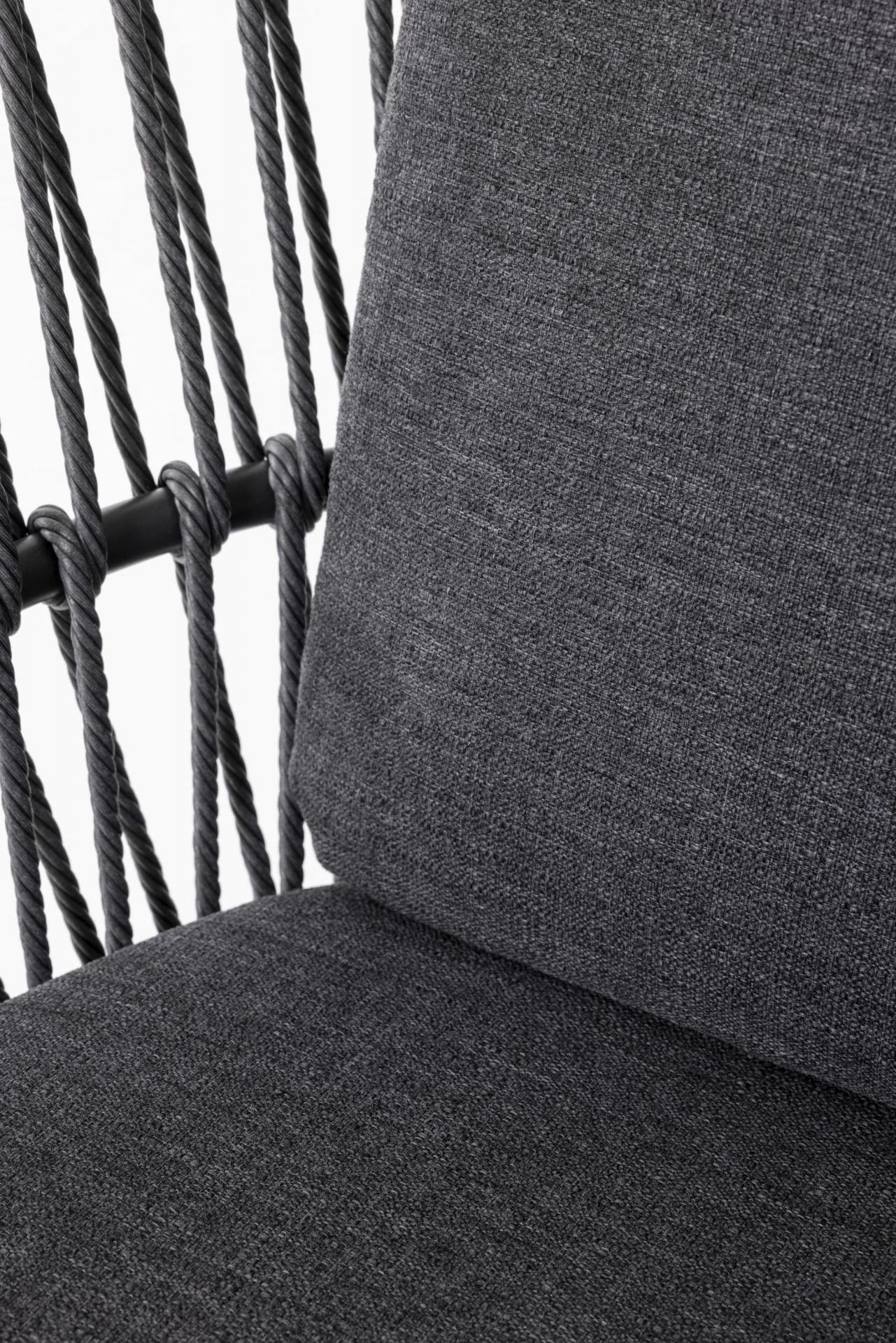 Barstuhl Balu Gartenstuhl mit Sitz-und Rückenkissen anthrazit Aluminium/Rope Barstuhl Balu Gartenstuhl mit Sitz-und Rückenkissen anthrazit Aluminium/Rope