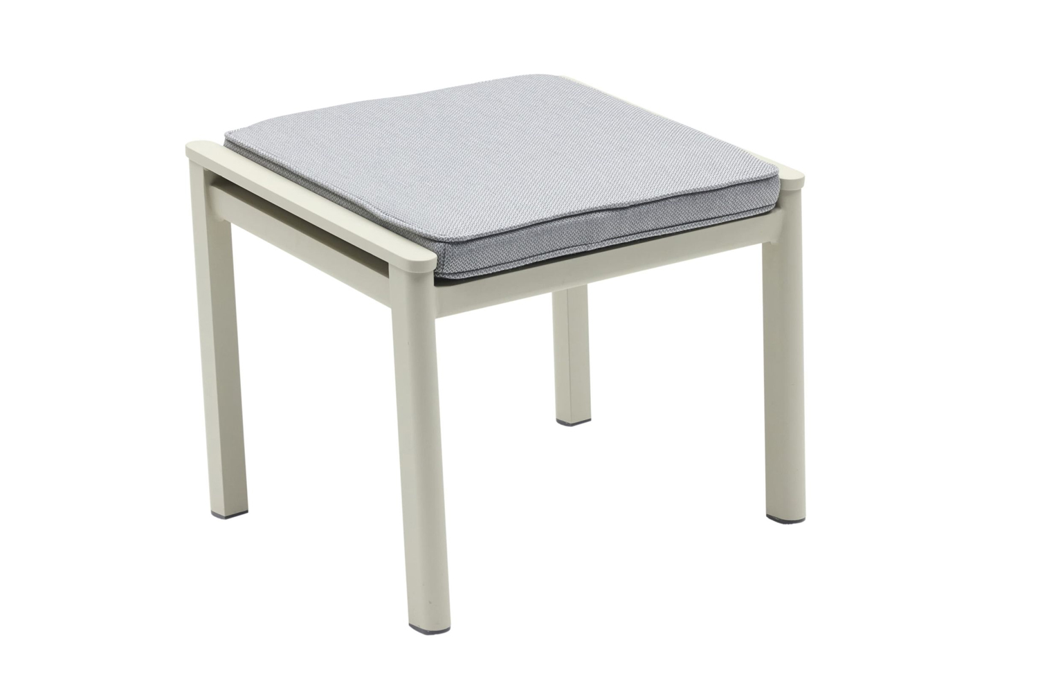 Hocker Fußbank Austin inkl. Kissen Garten Taupe-Grau Aluminium Hocker Fußbank Austin inkl. Kissen Garten Taupe-Grau Aluminium