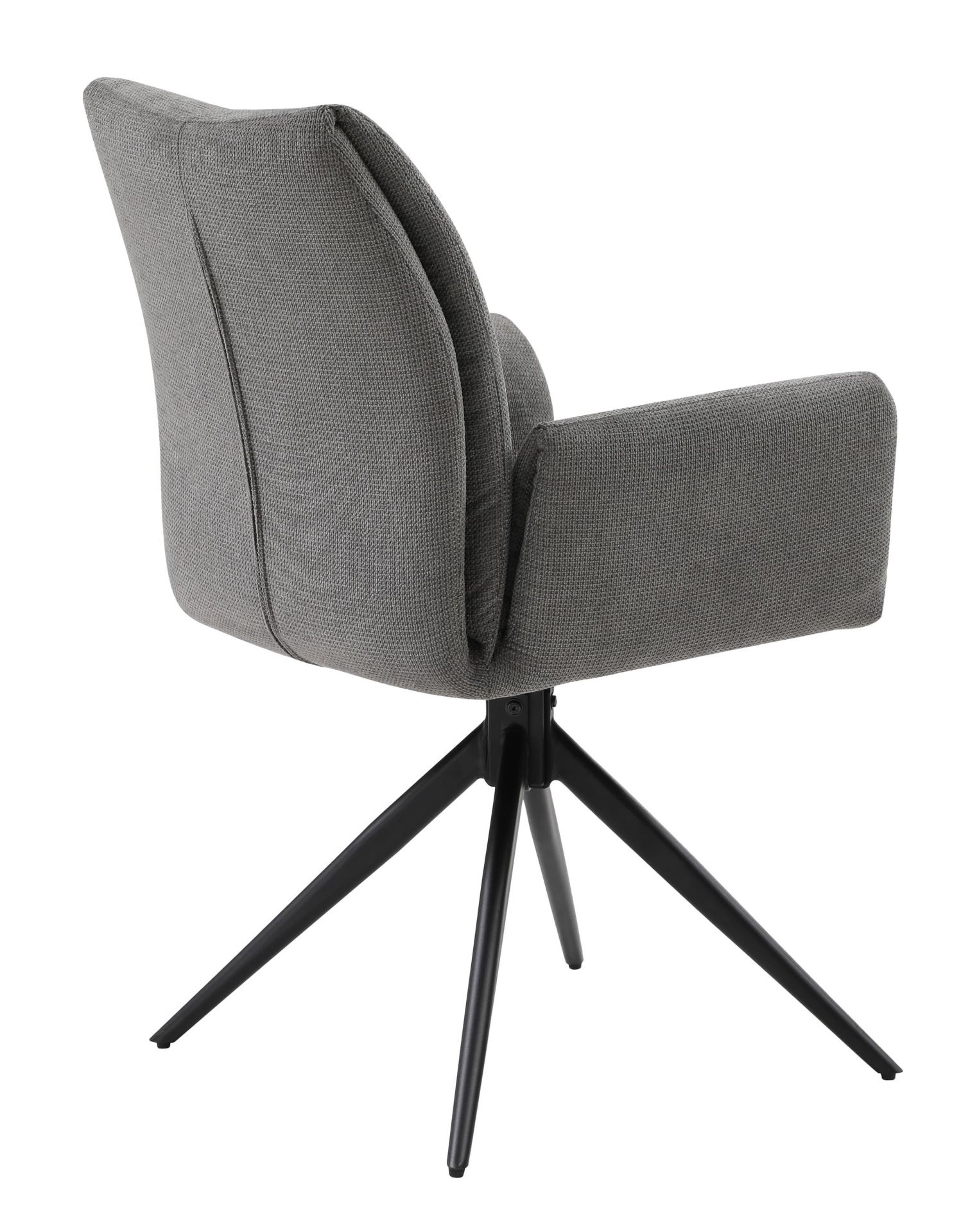 Esszimmerstuhl Kamerun Drehstuhl Webstoff Anthrazit Polsterstuhl Armlehnstuhl Sessel Esszimmerstuhl Kamerun Drehstuhl Webstoff Anthrazit Polsterstuhl Armlehnstuhl Sessel