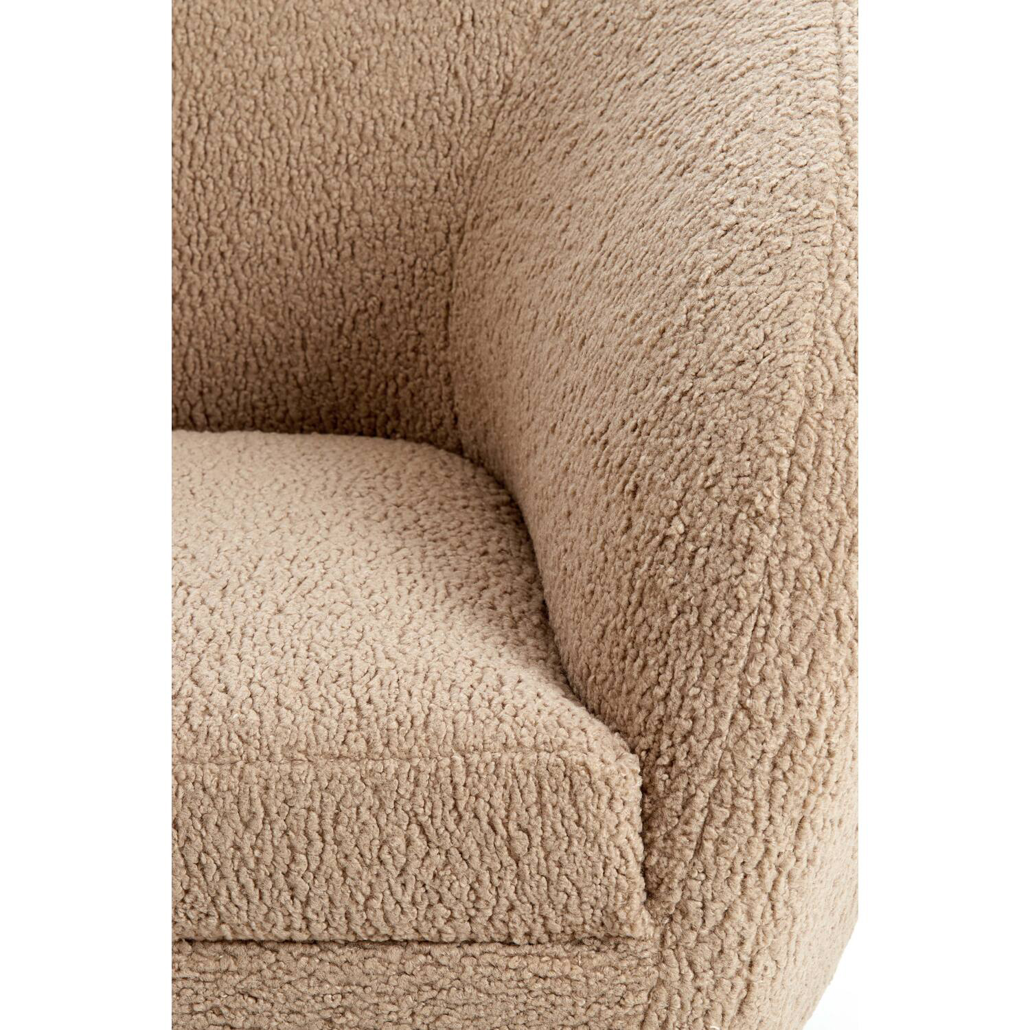 Couch Sofa ALMOND von Light & Living 160x72x79 cm Teddy Sand Couch Sofa ALMOND von Light & Living 160x72x79 cm Teddy Sand