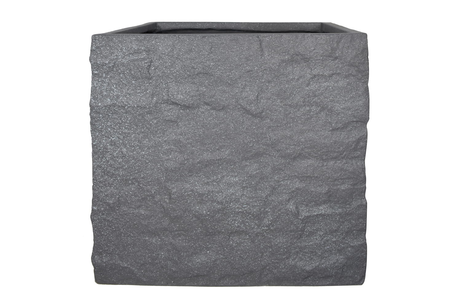 Pflanzgefäß The Rock Pflanzkasten Blumenkasten 53x50 cm Grau-Gepunktet