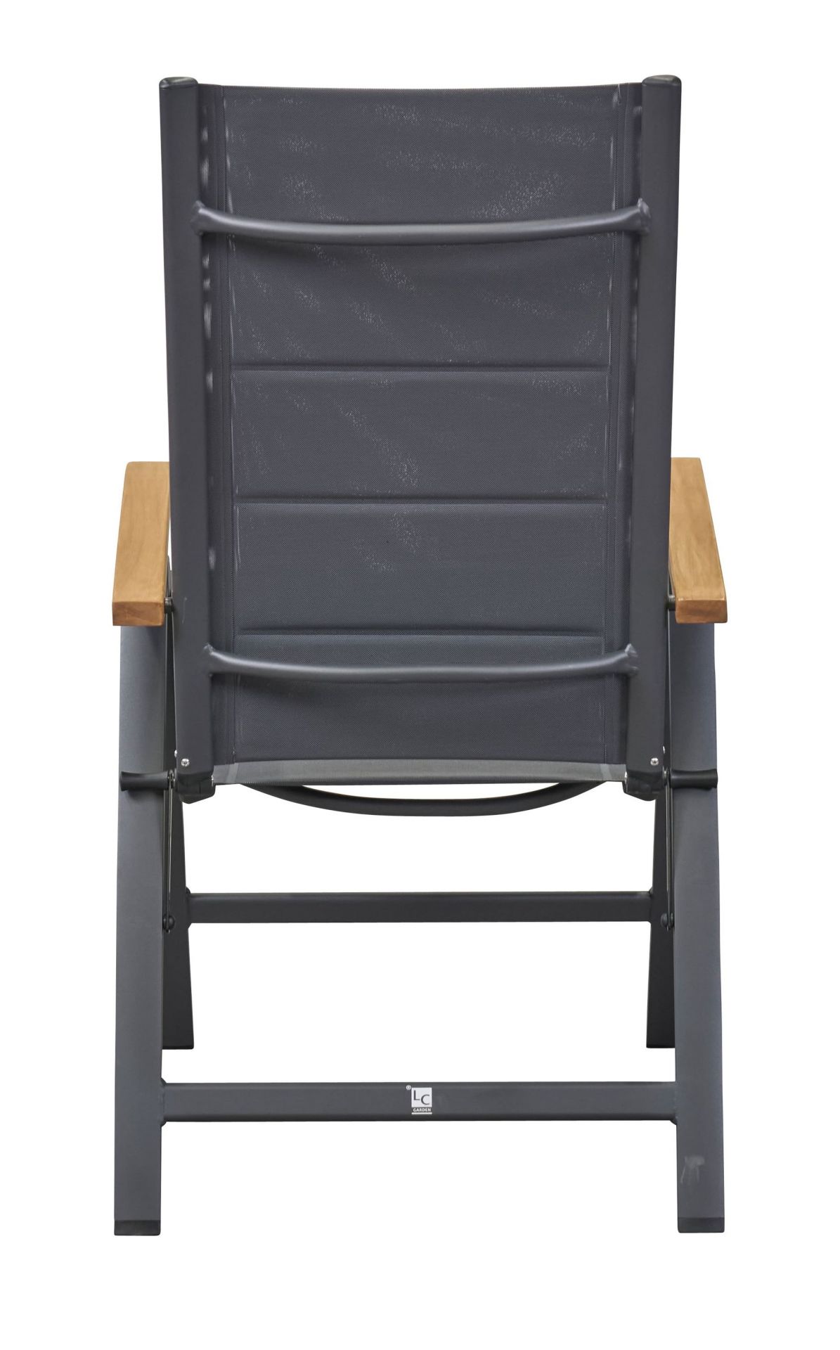 Klappstuhl New Jersey Klappsessel Teakholz Gartenstuhl anthrazit