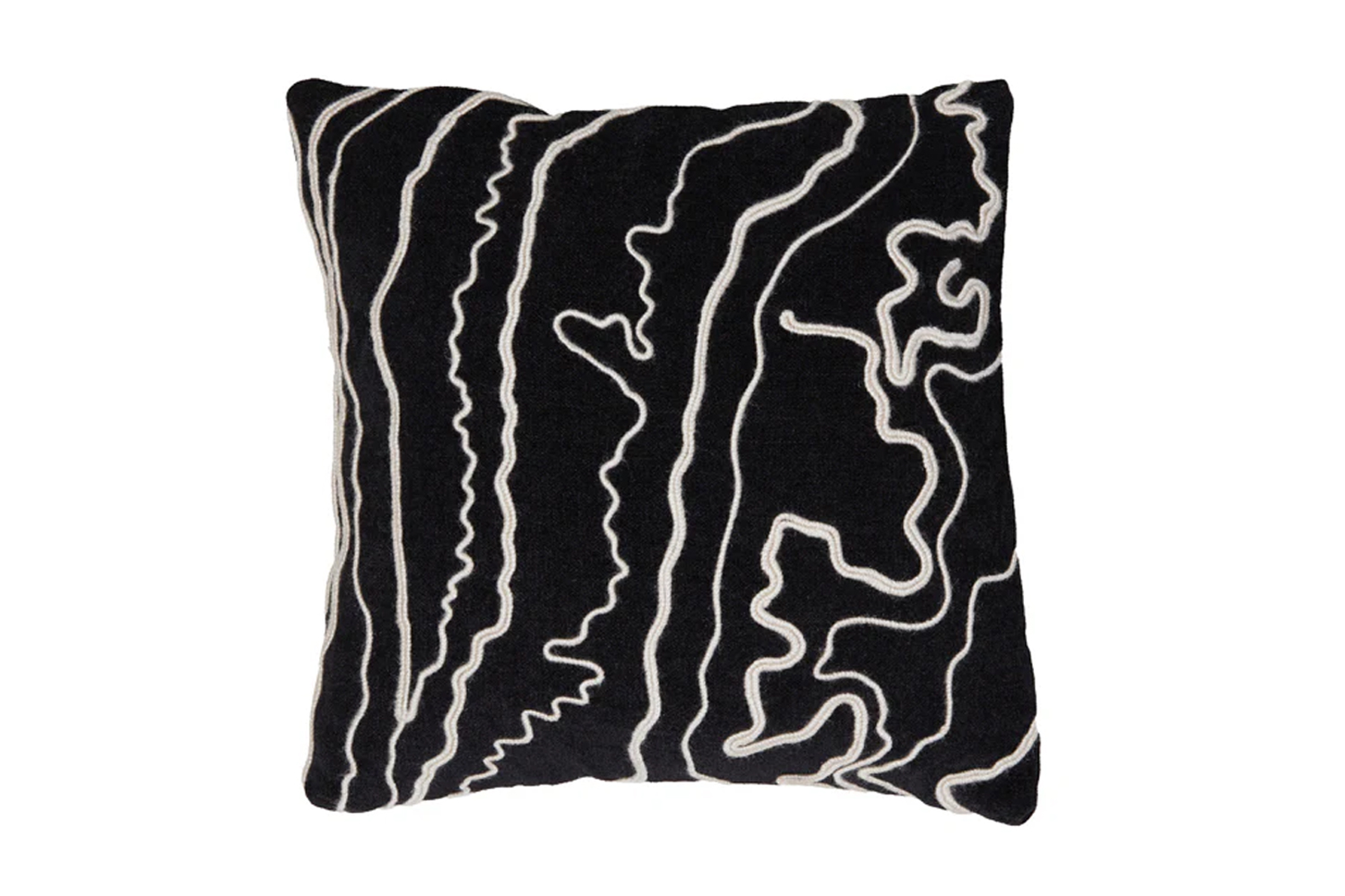 Dekokissen CASTRO von Light & Living 45x45 cm Kissen Schwarz-Beige Dekokissen CASTRO von Light & Living 45x45 cm Kissen Schwarz-Beige