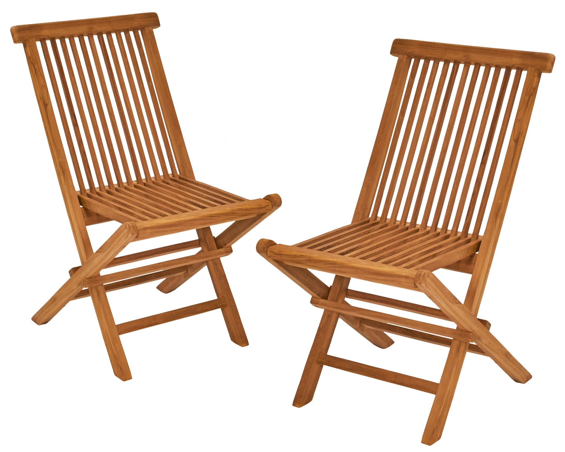 Klappstuhl Ela 2er Set Teak Gartenstuhl 47x43x89cm Klappstuhl Ela 2er Set Teak Gartenstuhl 47x43x89cm