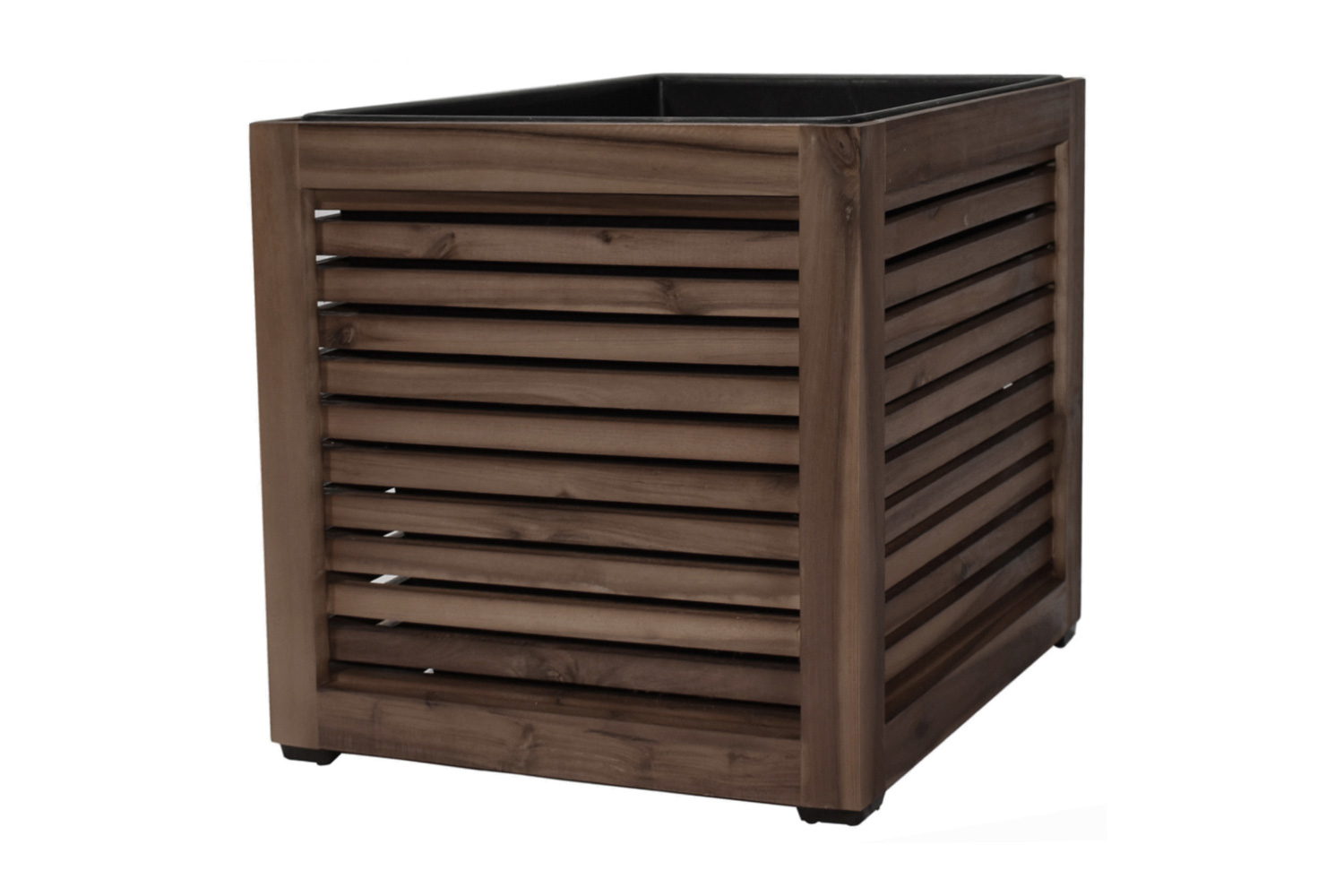 Pflanzgefäß Colorado 3 Pflanzkasten Blumenkasten mit Streben Akazienholz 44,5 x 40,5 cm Pflanzgefäß Colorado 3 Pflanzkasten Blumenkasten mit Streben Akazienholz 44,5 x 40,5 cm