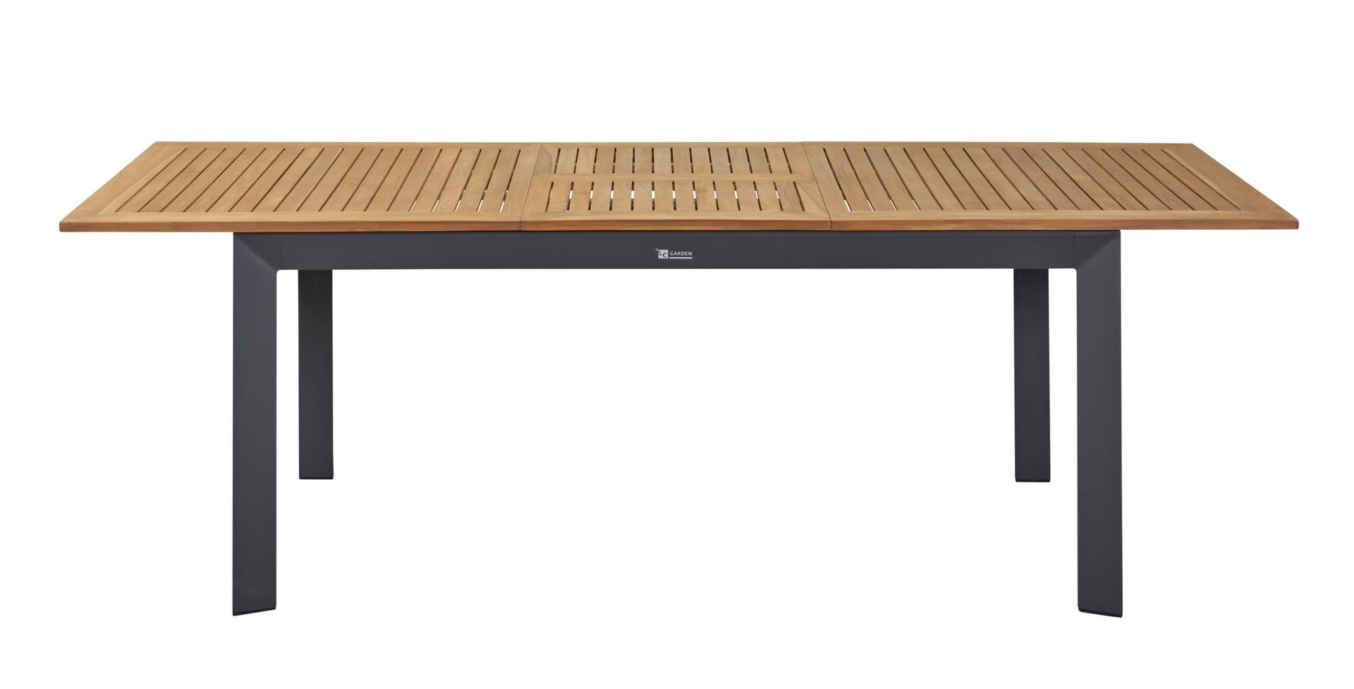 Ausziehtisch Gartentisch New Jersey Esstisch Terassentisch anthrazit/Teak 180/240x90 cm Ausziehtisch Gartentisch New Jersey Esstisch Terassentisch anthrazit/Teak 180/240x90 cm