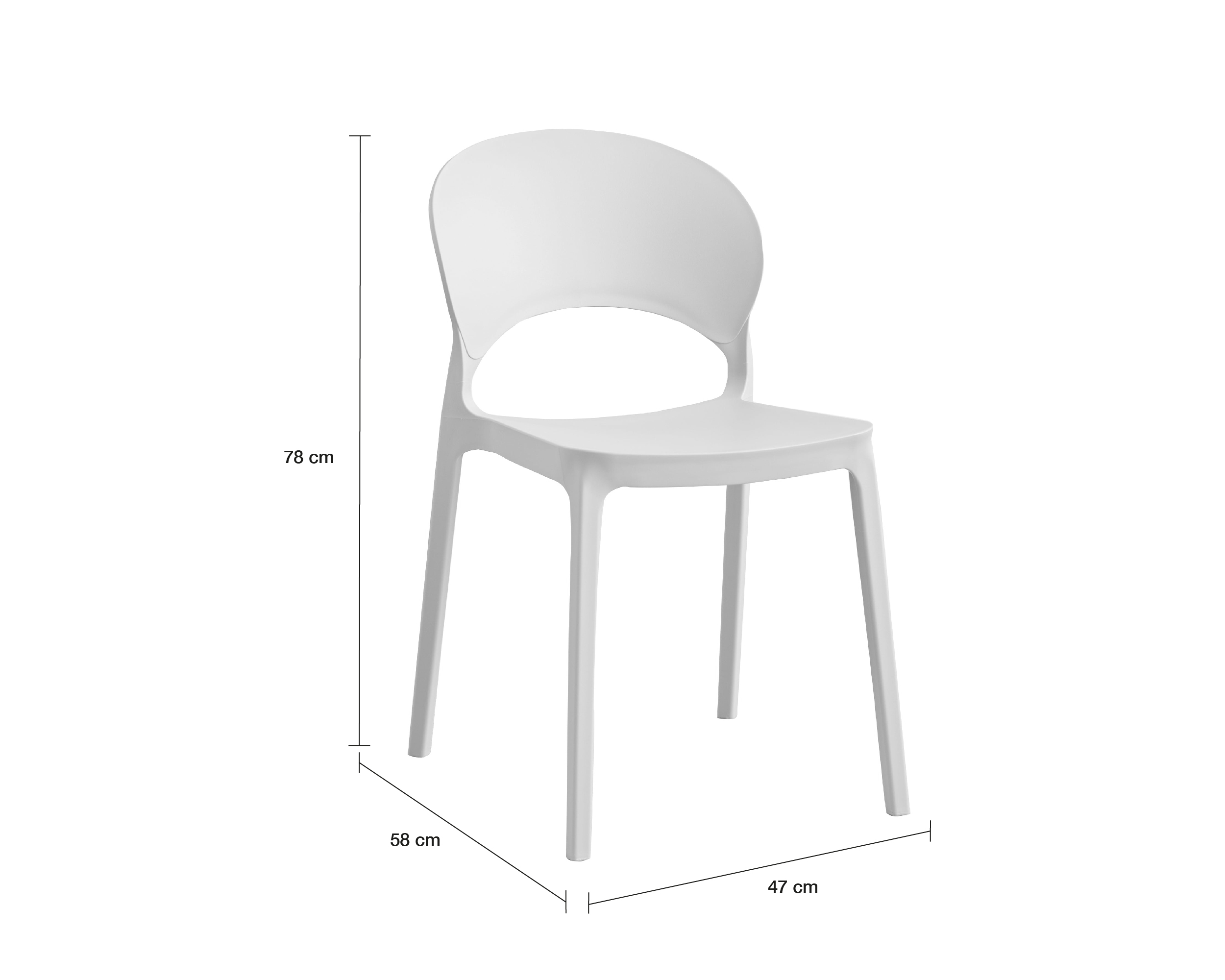 Stapelstuhl Quito Gartenstuhl Bistrostuhl Kunststoffstuhl Anthrazit Stapelstuhl Quito Gartenstuhl Bistrostuhl Kunststoffstuhl Weiß