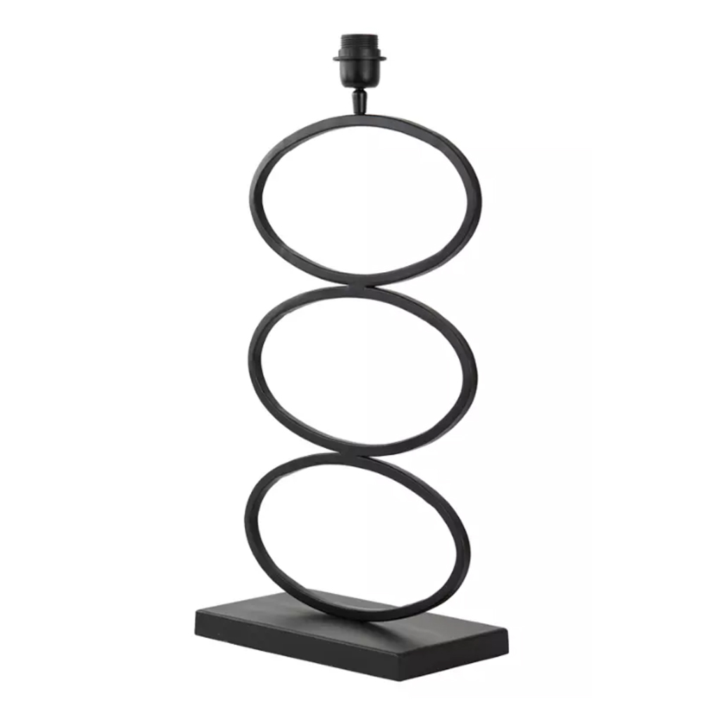 Lampenfuß STELIUS von Light & Living Tischleuchte Lampe 33x17x59 cm Schwarz