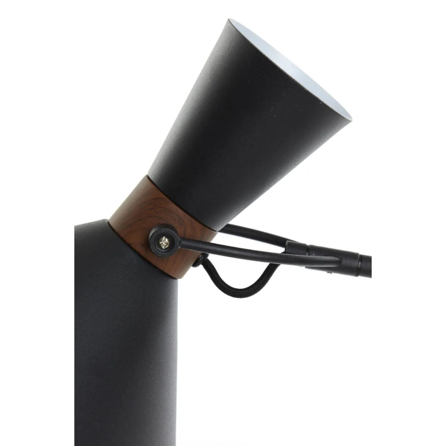 Tischleuchte HOODIES von Light & Living 47x25x93 cm Lampe matt schwarz Tischleuchte HOODIES von Light & Living 47x25x93 cm Lampe matt schwarz