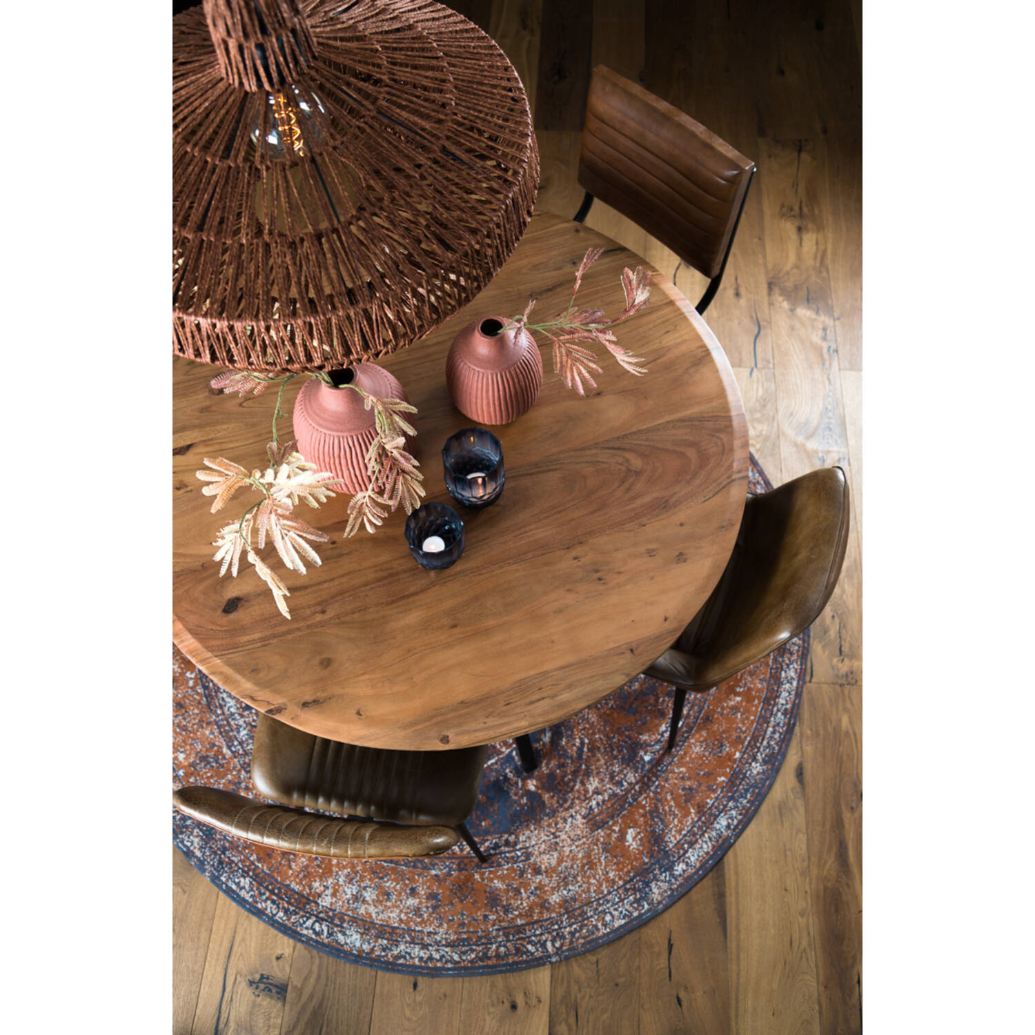 Deckenleuchte Hängeleuchte MASEY von Light & Living Lampe Ø59x35 cm terra