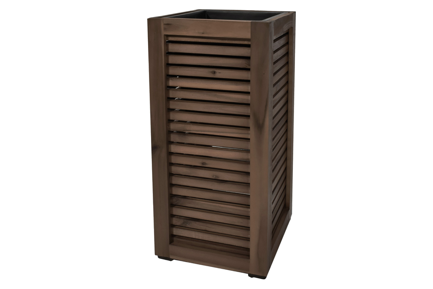 Pflanzgefäß Colorado 3 Pflanzkasten Blumenkasten mit Streben Akazienholz 28x62 cm mit Einsatz Pflanzgefäß Colorado 3 Pflanzkasten Blumenkasten mit Streben Akazienholz 28x62 cm mit Einsatz