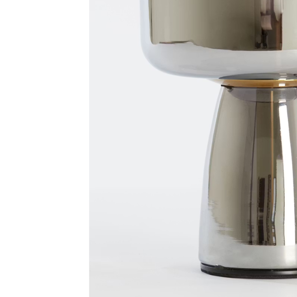 Tischleuchte LOTTA von Light & Living Ø16x32 cm Lampe Rauchglas-Gold