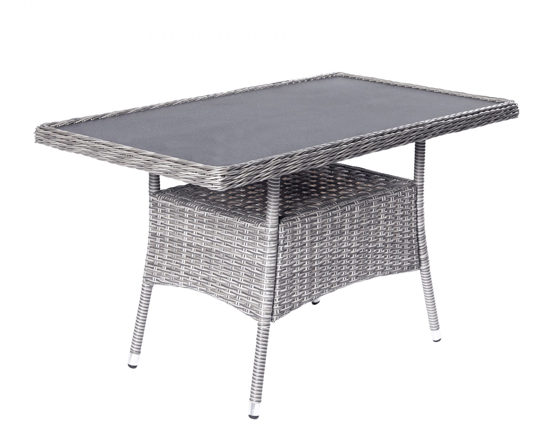 Loungeset Sitzgruppe Loungegarnitur Oklahoma 4tlg. grau-mix Garten Loungeset Sitzgruppe Loungegarnitur Oklahoma 4tlg. grau-mix Garten