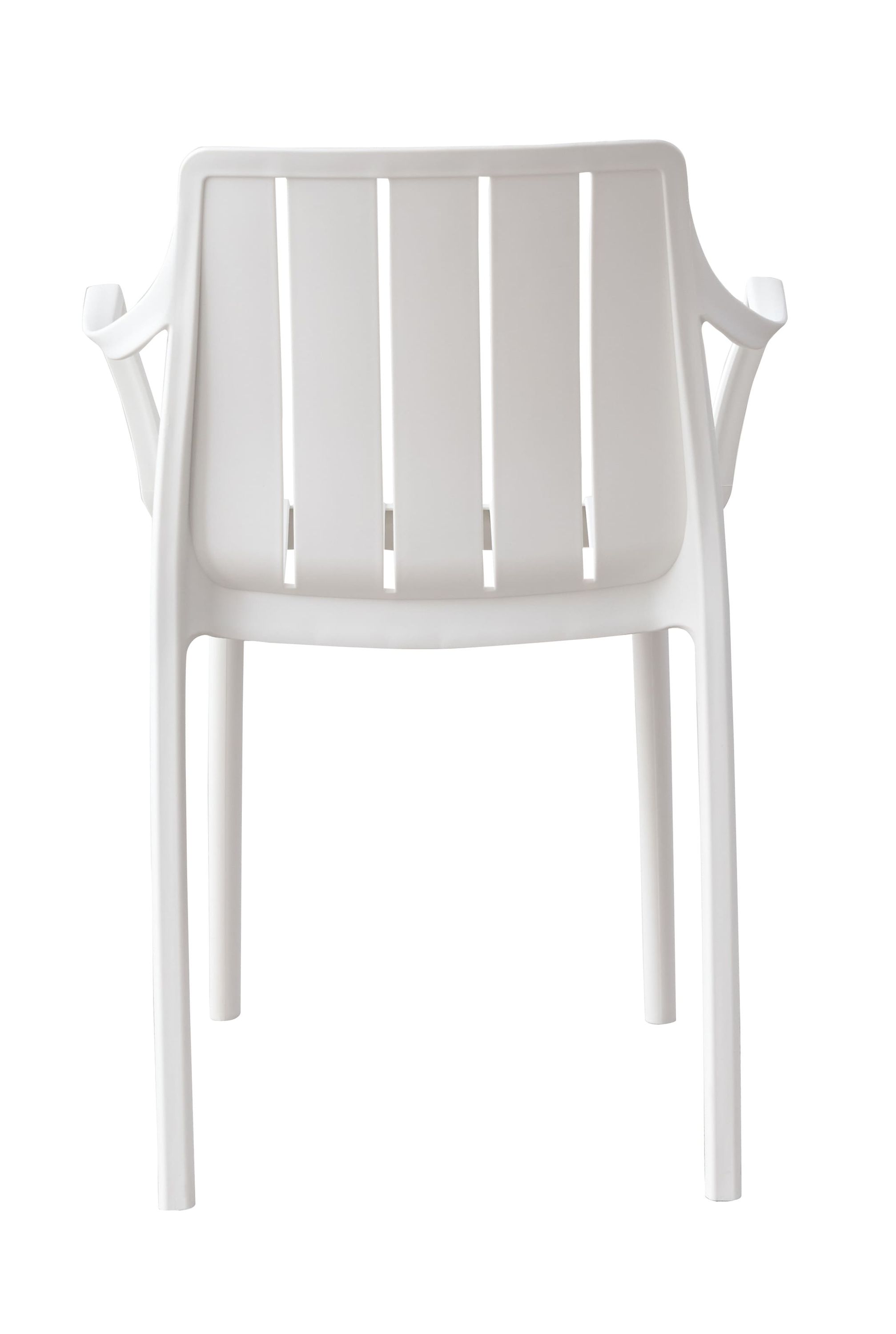 Stapelstuhl Ecuador Gartenstuhl Bistrostuhl Kunststoffstuhl Weiß