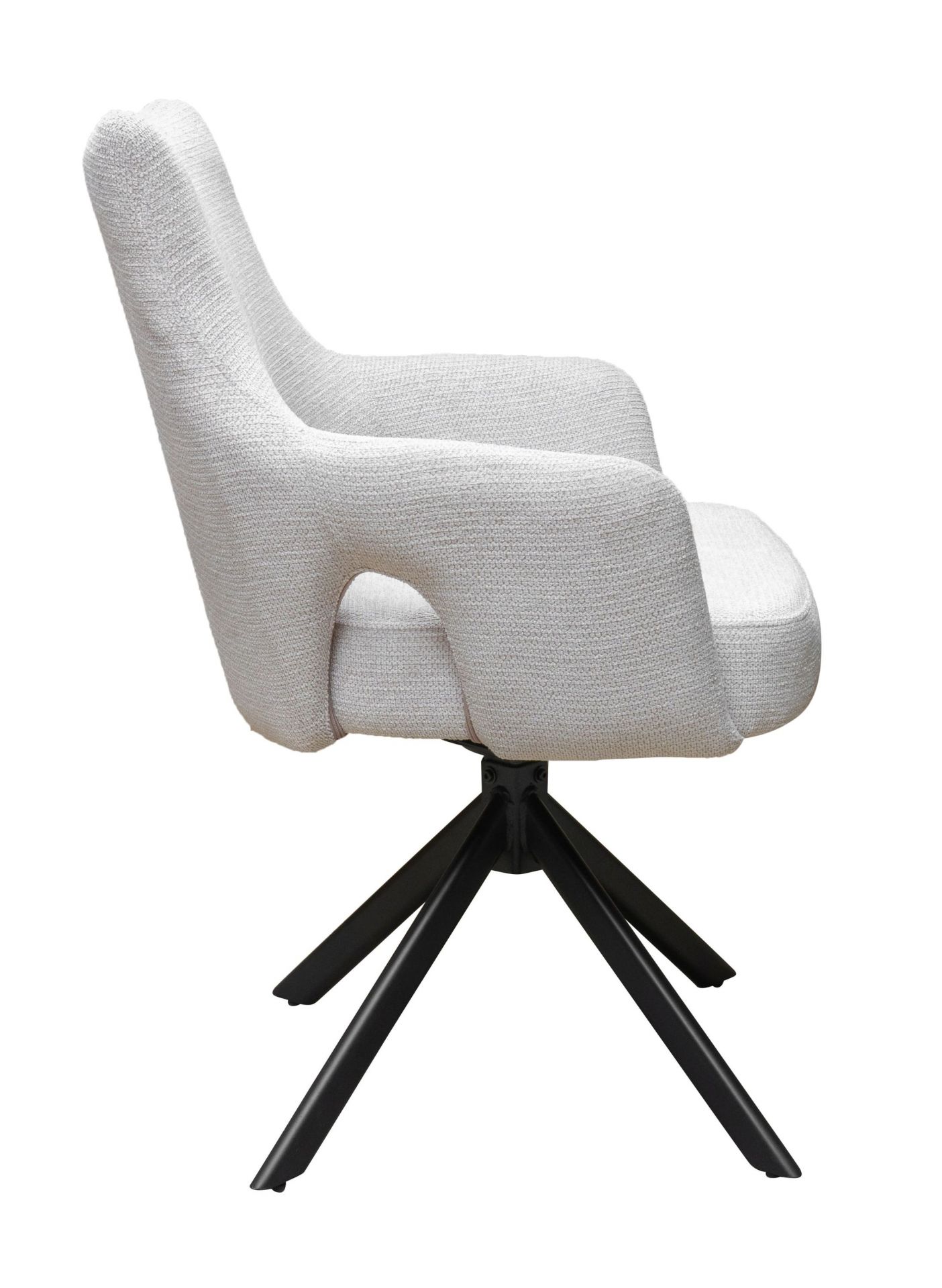 Esszimmerstuhl Merlin Drehstuhl Webstoff Creme Polsterstuhl Armlehnstuhl Sessel Esszimmerstuhl Merlin Drehstuhl Webstoff Creme Polsterstuhl Armlehnstuhl Sessel