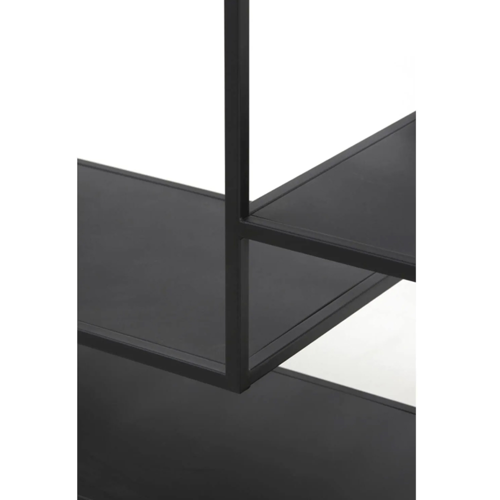 Konsolentisch YVANA von Light & Living 141x37x81 cm Regal Matt Schwarz