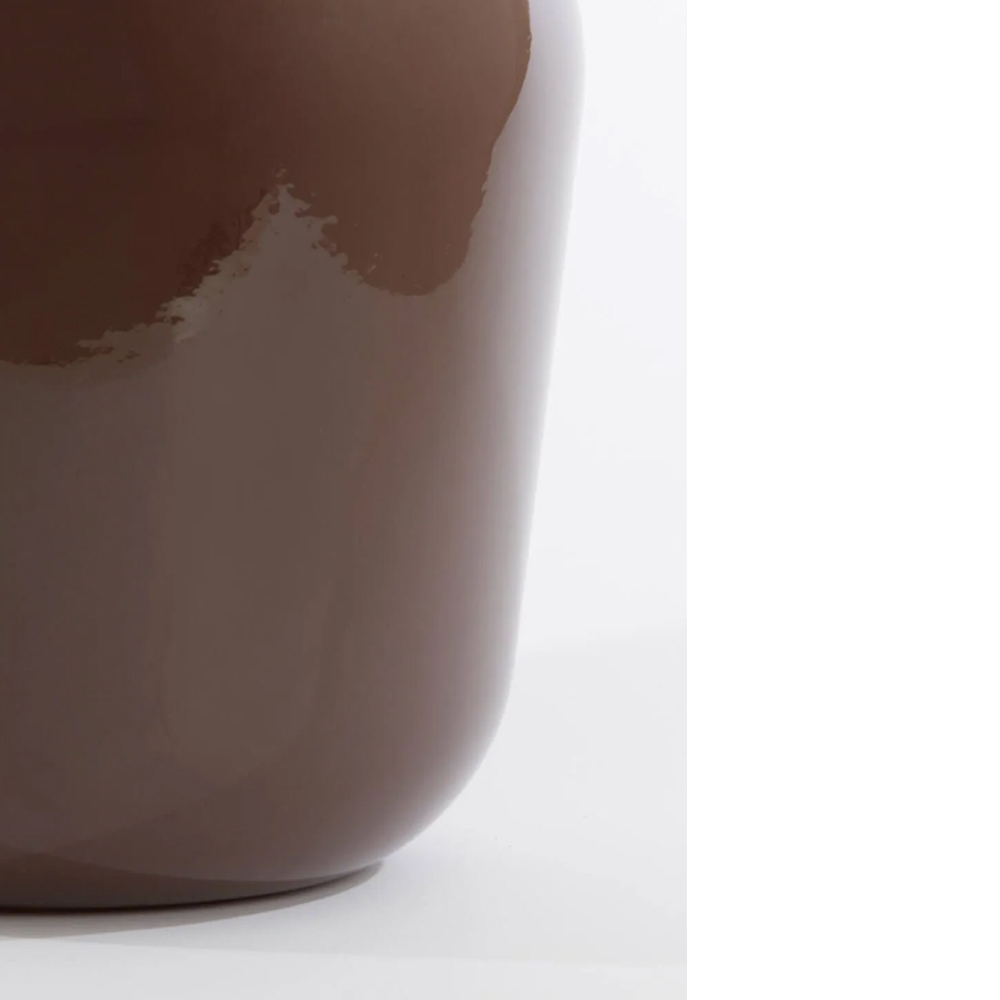 Dekovase Vase INCA von Light & Living Blumenvase Ø36,5x56 cm Glas Braun Glänzend Dekovase Vase INCA von Light & Living Blumenvase Ø36,5x56 cm Glas Braun Glänzend