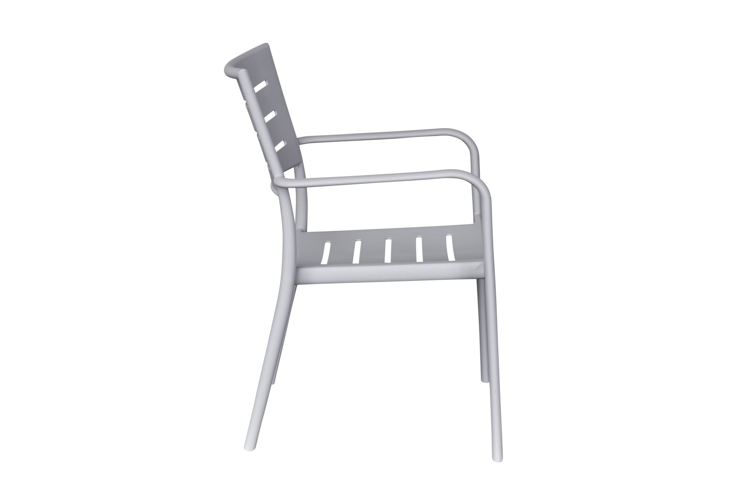 Stapelstuhl Moroni Gartenstuhl Bistrostuhl Kunststoffstuhl Grau