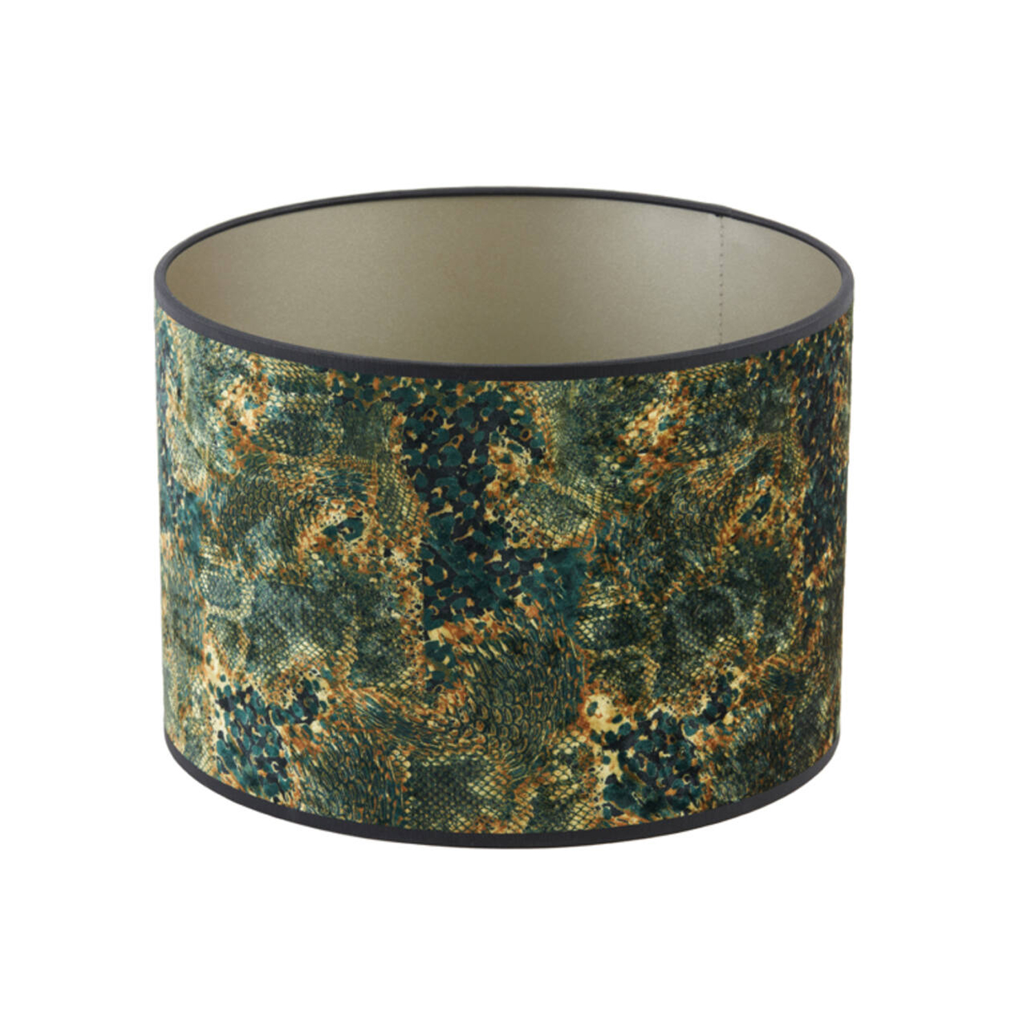 Lampenschirm Zylinder KEYON von Light & Living Ø40x30 cm Grün Lampenschirm Zylinder KEYON von Light & Living Grün Ø40x30 cm