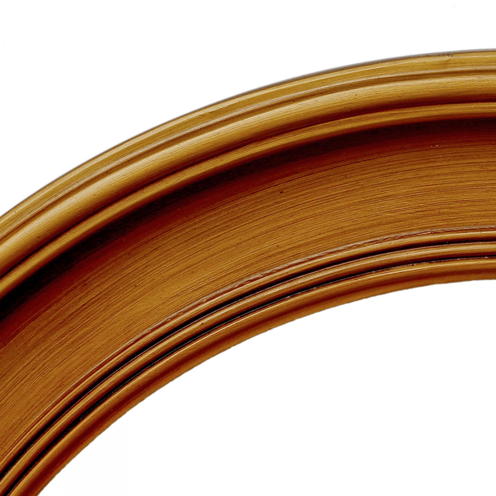 Wandspiegel »Schlicht« Ø60 cm gold im Landhaus-Stil rund Flurspiegel