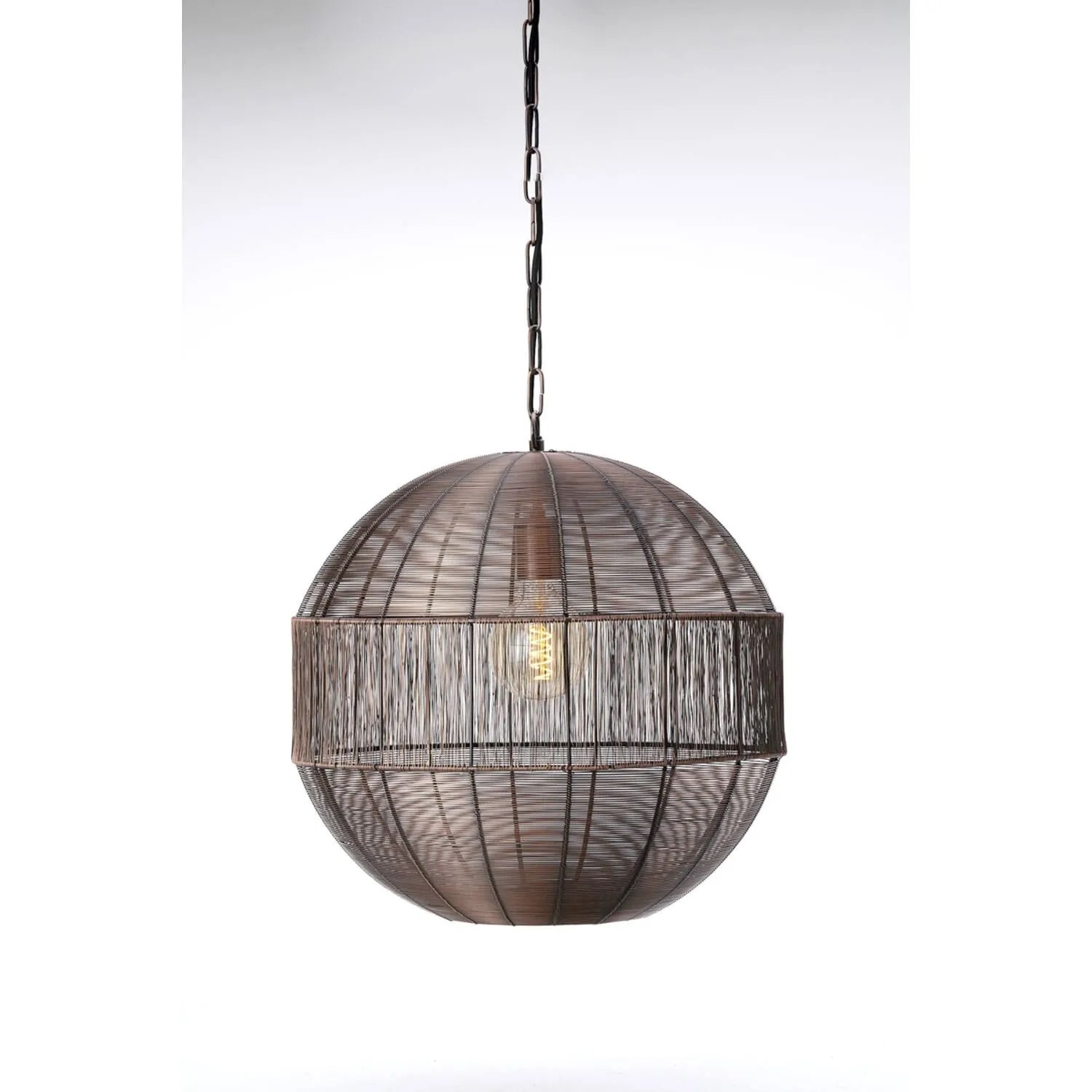 Deckenleuchte Hängeleuchte PILKA von Light & Living Lampe Ø45x47 cm Antik Kupfer