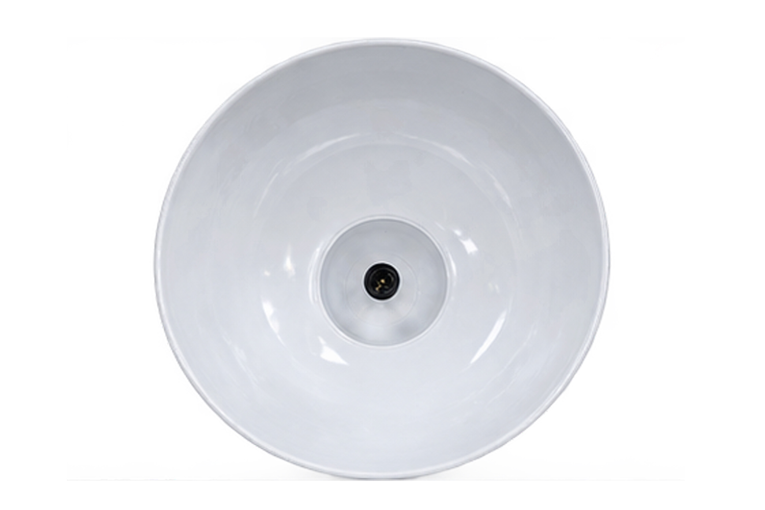 Deckenleuchte Hängeleuchte Milton ∅52x36 cm Pendelleuchte Metall Weiß