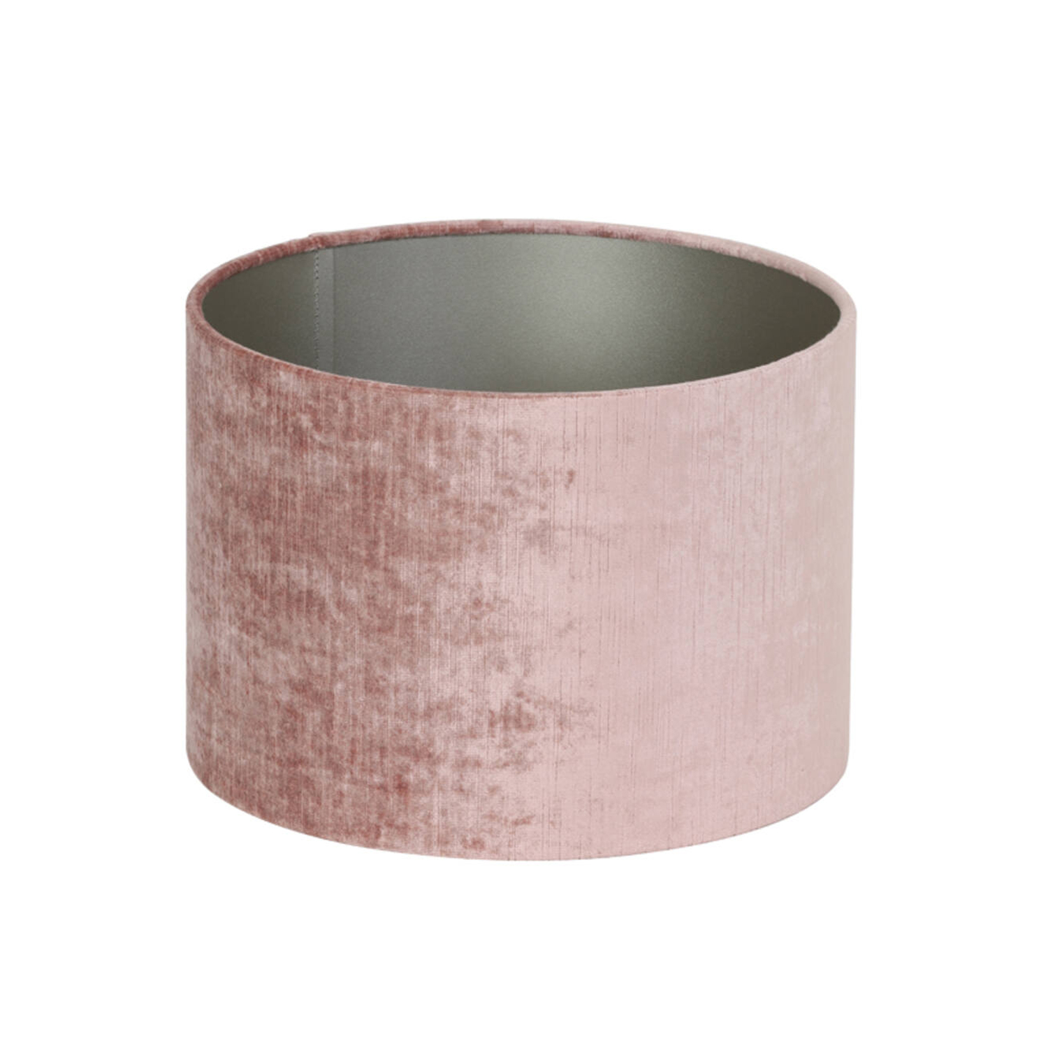 Lampenschirm Zylinder GEMSTONE von Light & Living Ø40x30 cm Samt Altrosa