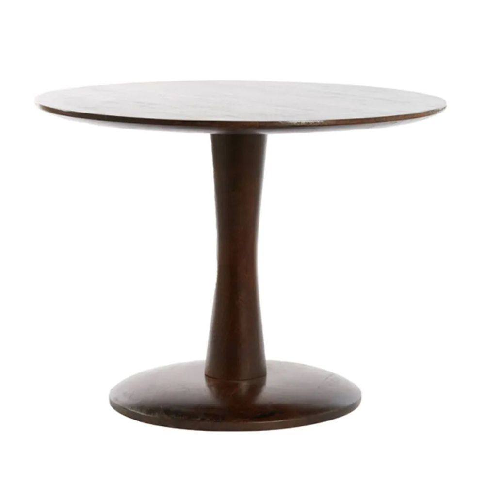 Beistelltisch PUGLIA von Light & Living Ø60x45 cm Holz Matt Rotbraun