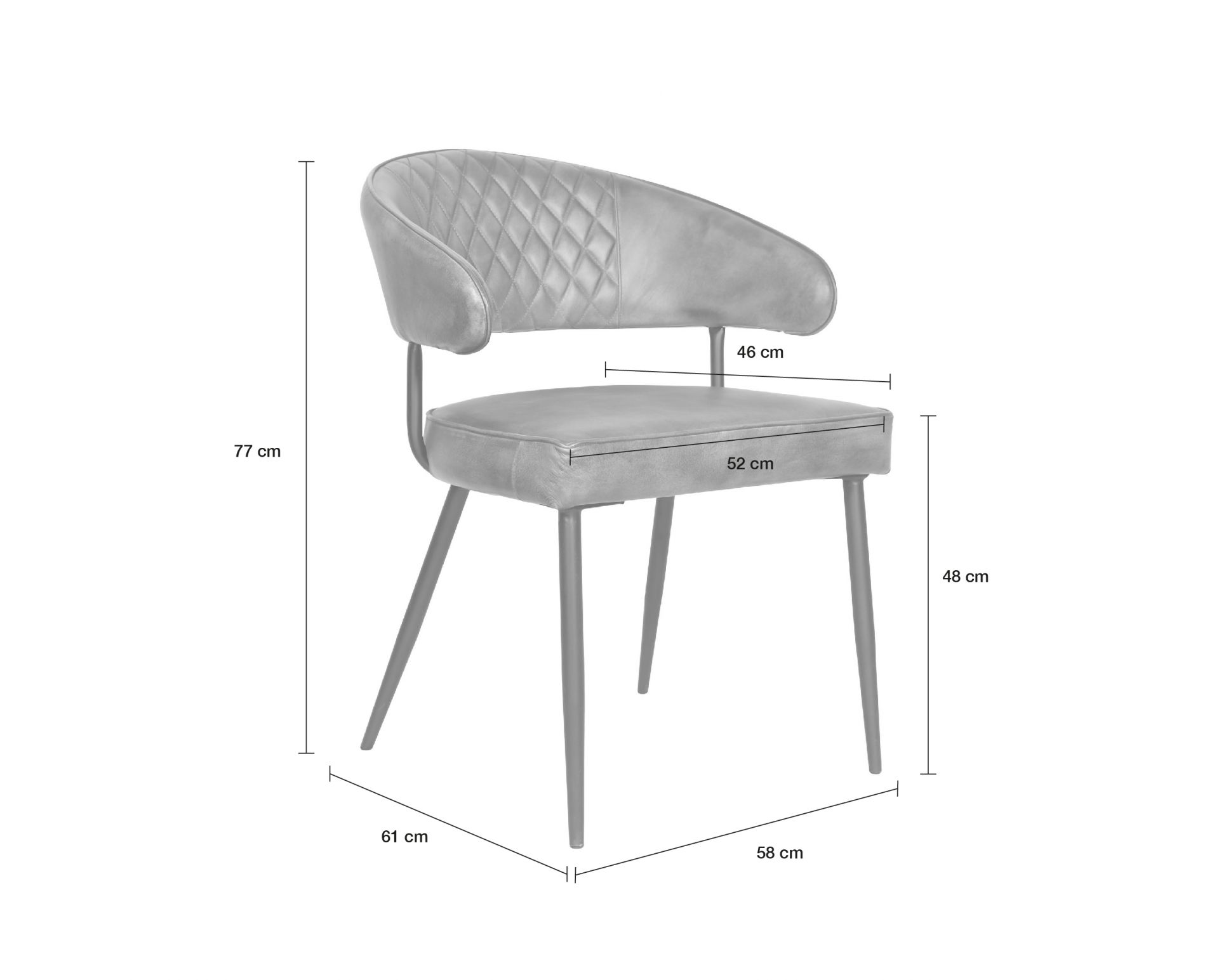 Esszimmerstuhl Mombasa Leder Taupe Industrial Lederstuhl Stuhl Esszimmerstuhl Mombasa Leder Taupe Industrial Lederstuhl Stuhl