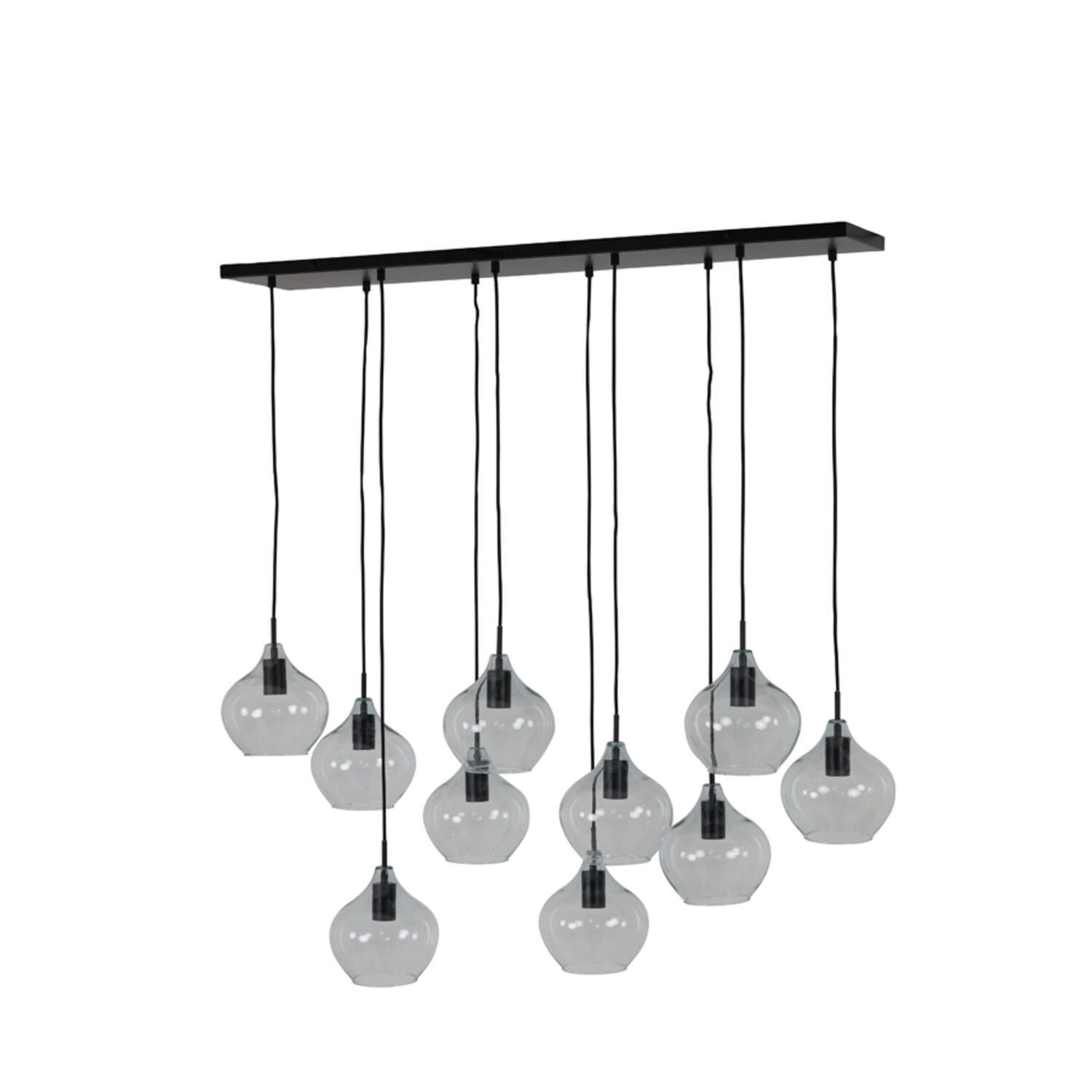 Deckenleuchte Hängeleuchte RAKEL von Light & Living Lampe 10 Lichtpunkte Schwarz